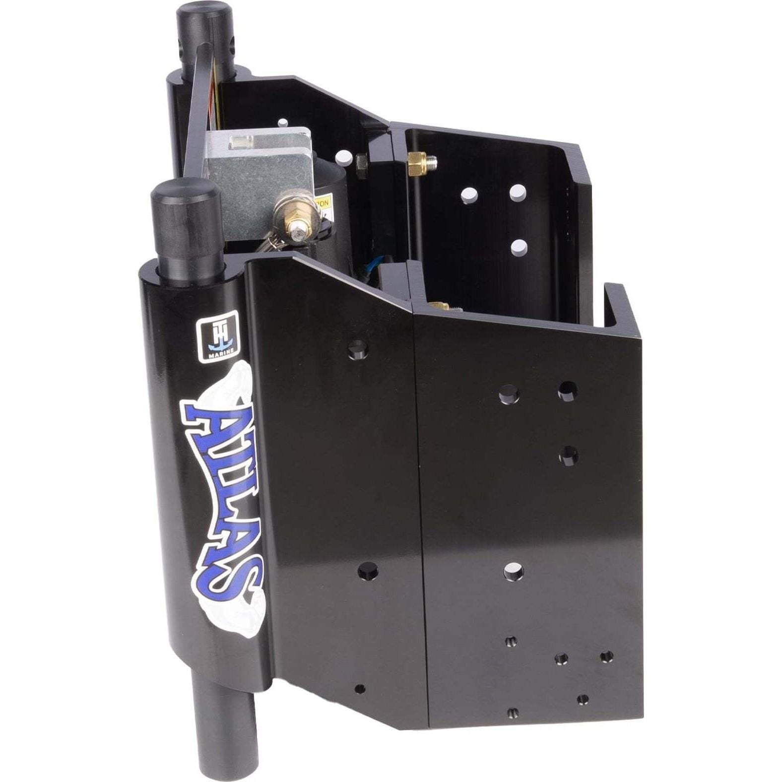 T-H Marine ATLAS™ 8" Set Back Hydraulic Jack Plate - Heavy Duty Black