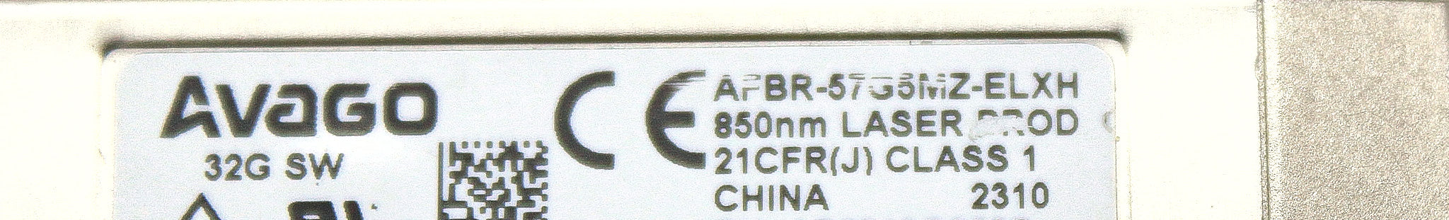 Avago AFBR-57G5MZ-ELXH 32GB SFP+ Avago SR 850nm MMO FC Optical Transce