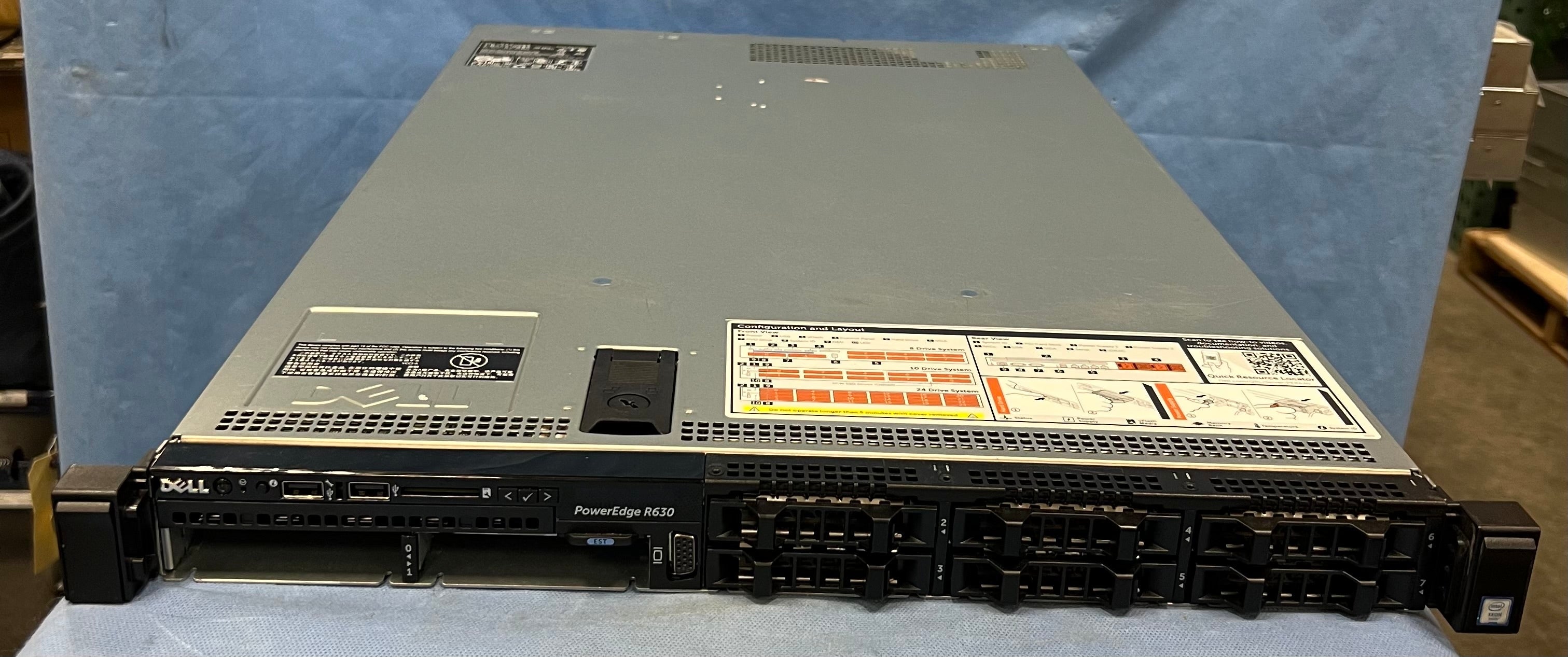 Dell PowerEdge R630 1U Server 2x 10C E5-2660v3 2.6GHz 384GB H730p iDRAC Rails