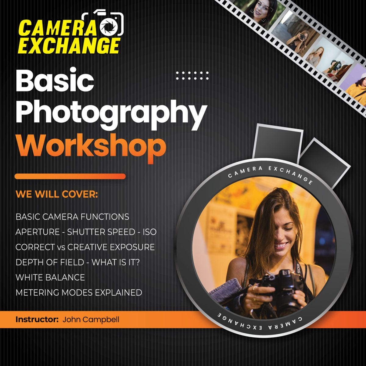 Basic Photography Workshop -August 2025