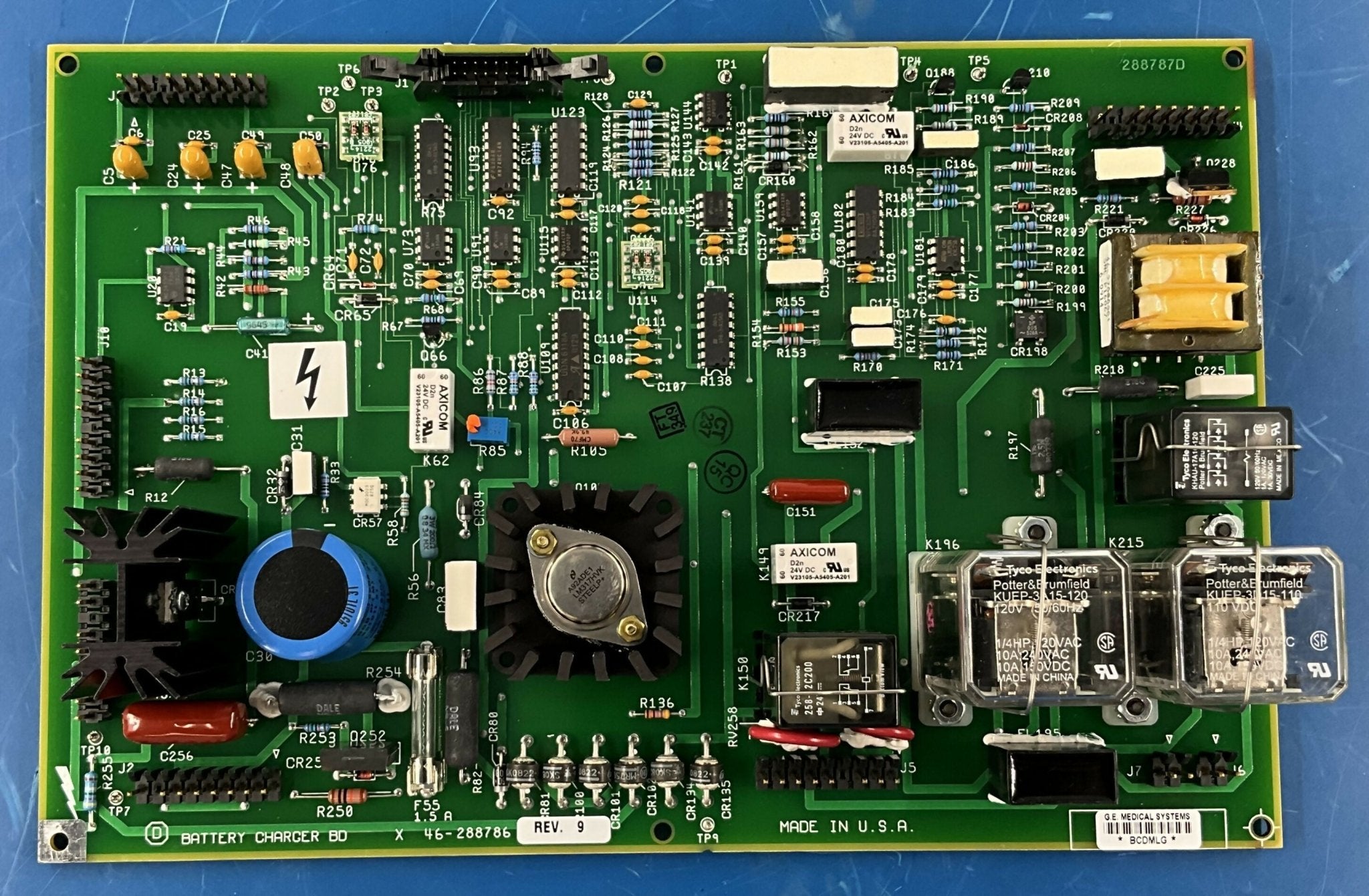 BATTERY CHARGER BOARD NEW (46-288786 G2 REV-9) GE