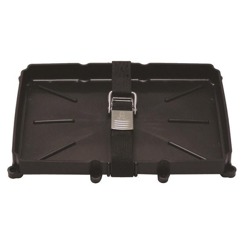 TH Marine NBH-24-SSC-DP T-H Marine Battery Holder Tray w/ SS Buckle for Series, 24 Battery