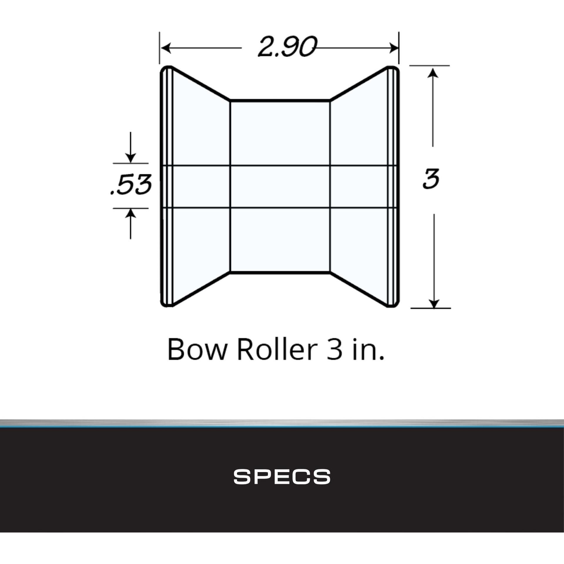 Tie Down Engineering 86405 Hull Sav'r Poly Vinly Black Roller