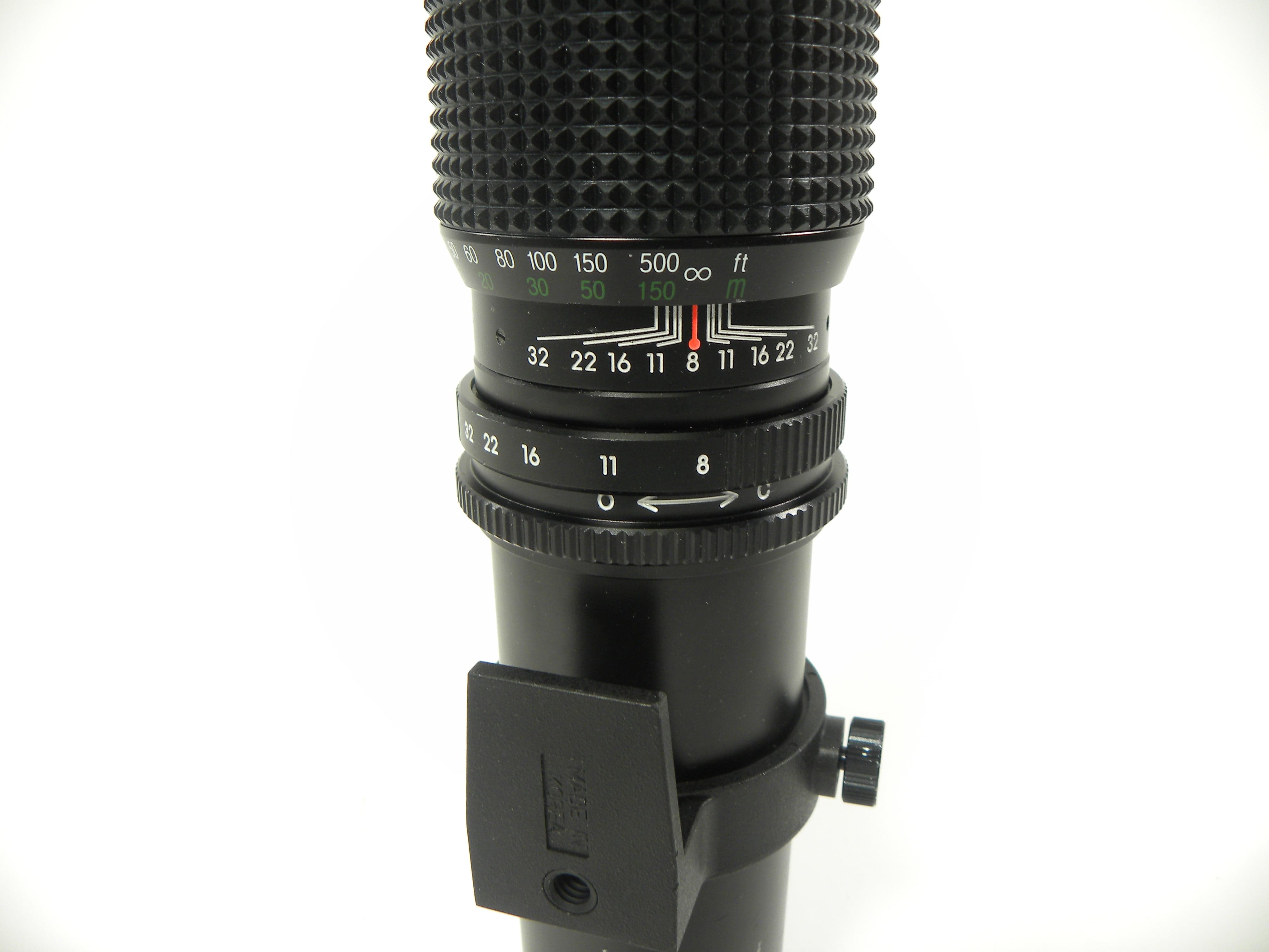 Bower T-Mount Preset 500mm f8