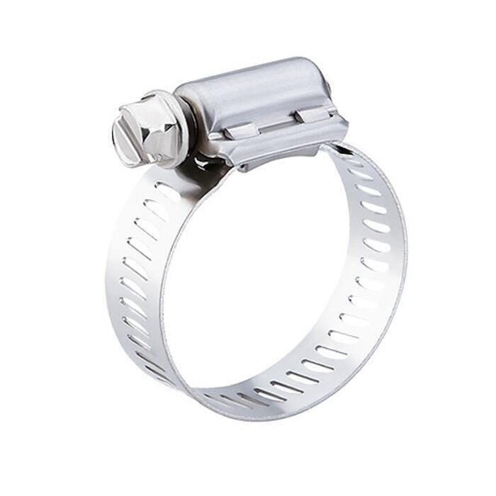 Scandvik 50033 Breeze Power-Seal Perforated Hose Clamp, #12, 10/box