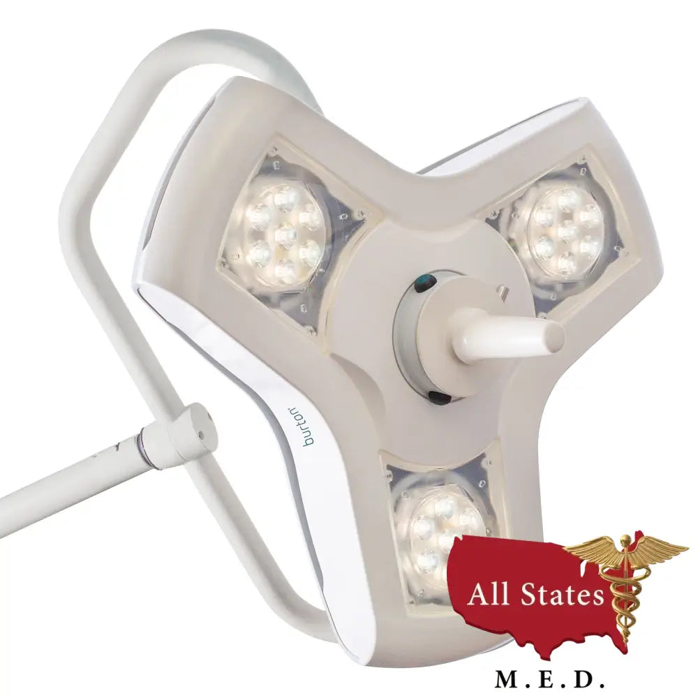 Burton Medical AIM® HI LED Exam Light ALED100 Dual Ceiling Mount BRAND NEW