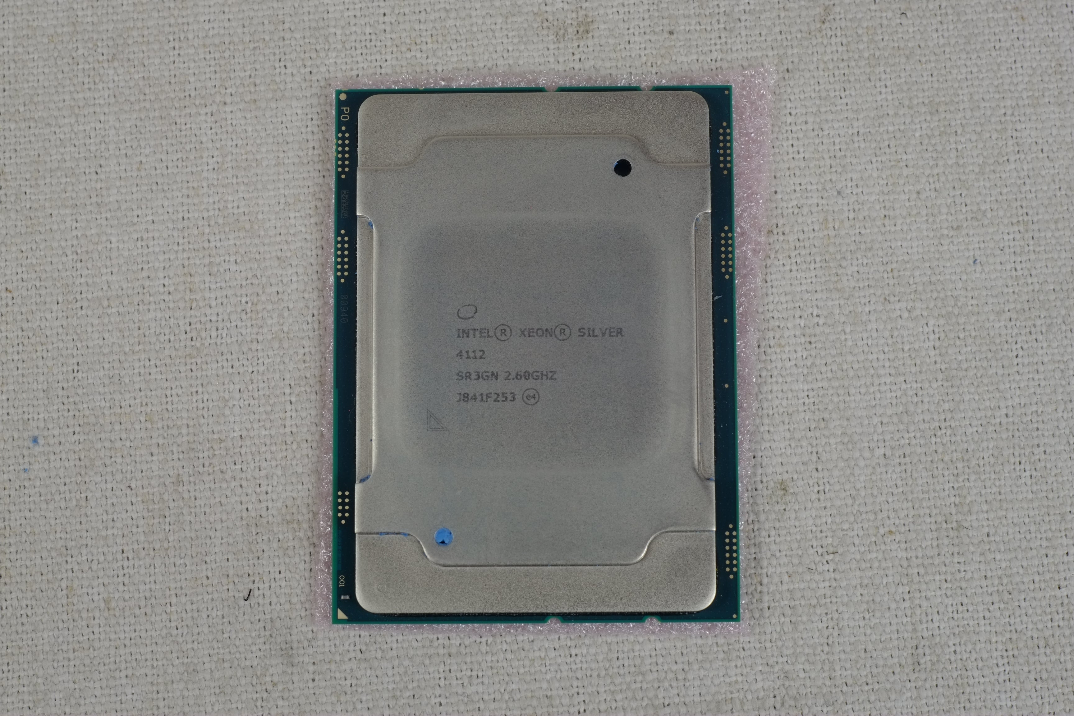 Lot of 2x Intel Xeon 4-Core Silver 4112 @ 2.6GHz 8.25MB LGA 3647 Processor SR3GN