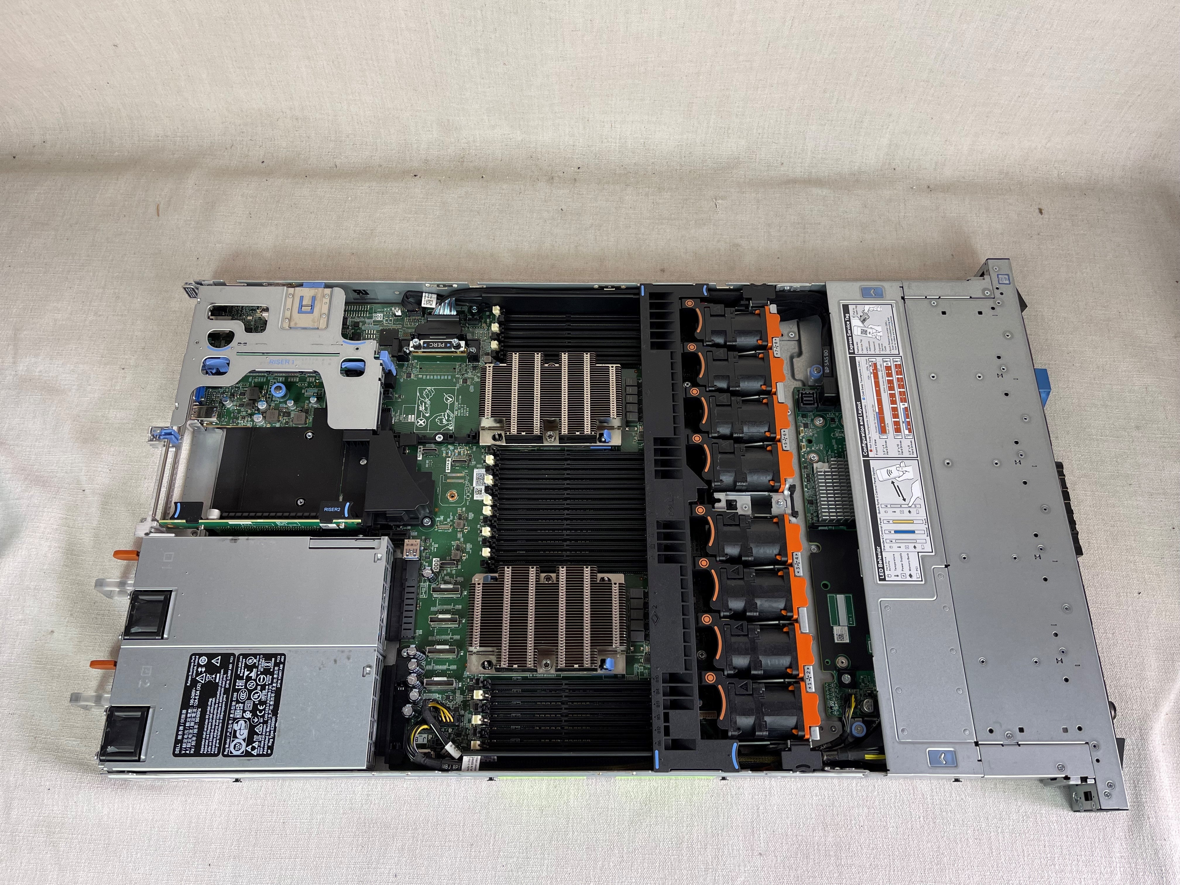 Dell PowerEdge R640 10x 2.5” 48 Core Server 2x Gold 6248R 3GHz, 512GB, 2x 480GB