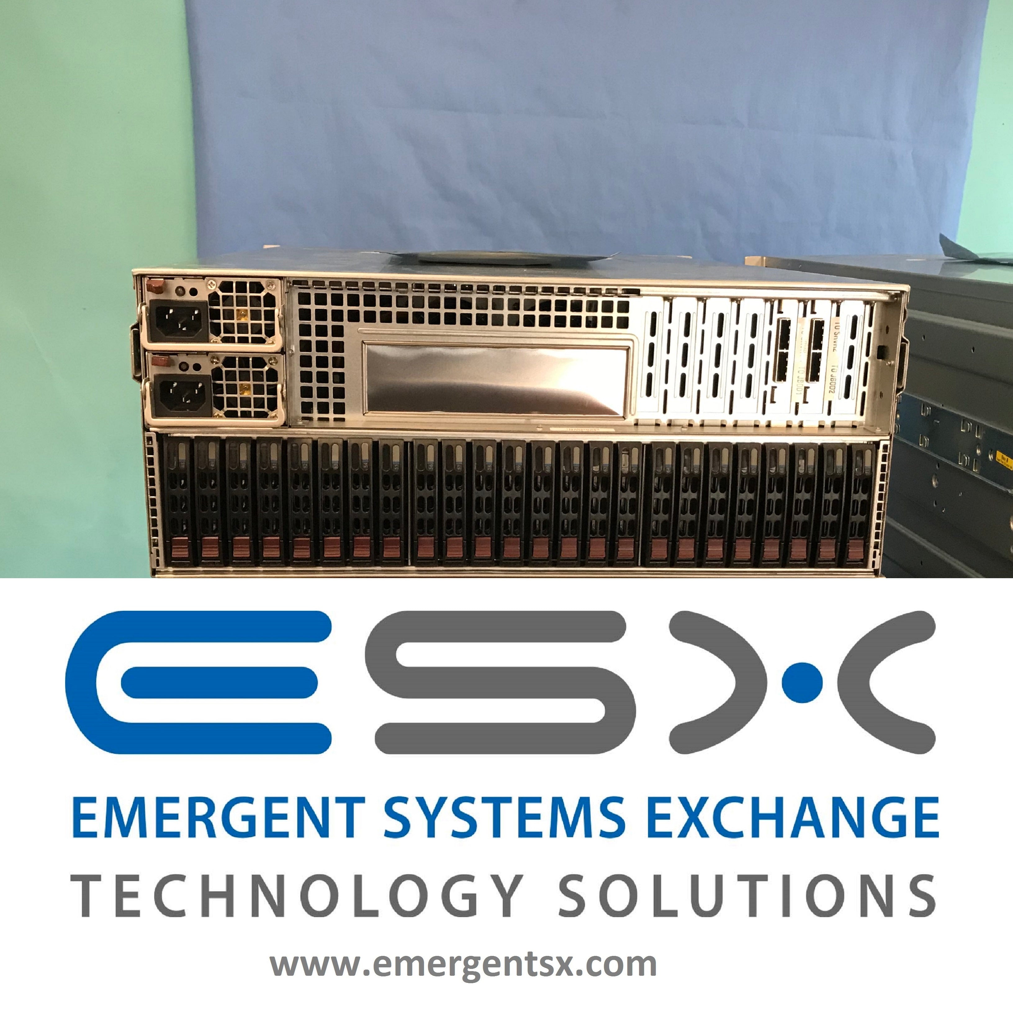 TEGILE - ES4100, 4U, 72-bay Expansion Shelf – 8 x 200GB SSD & 64 x 1TB 7.2K 2.5”