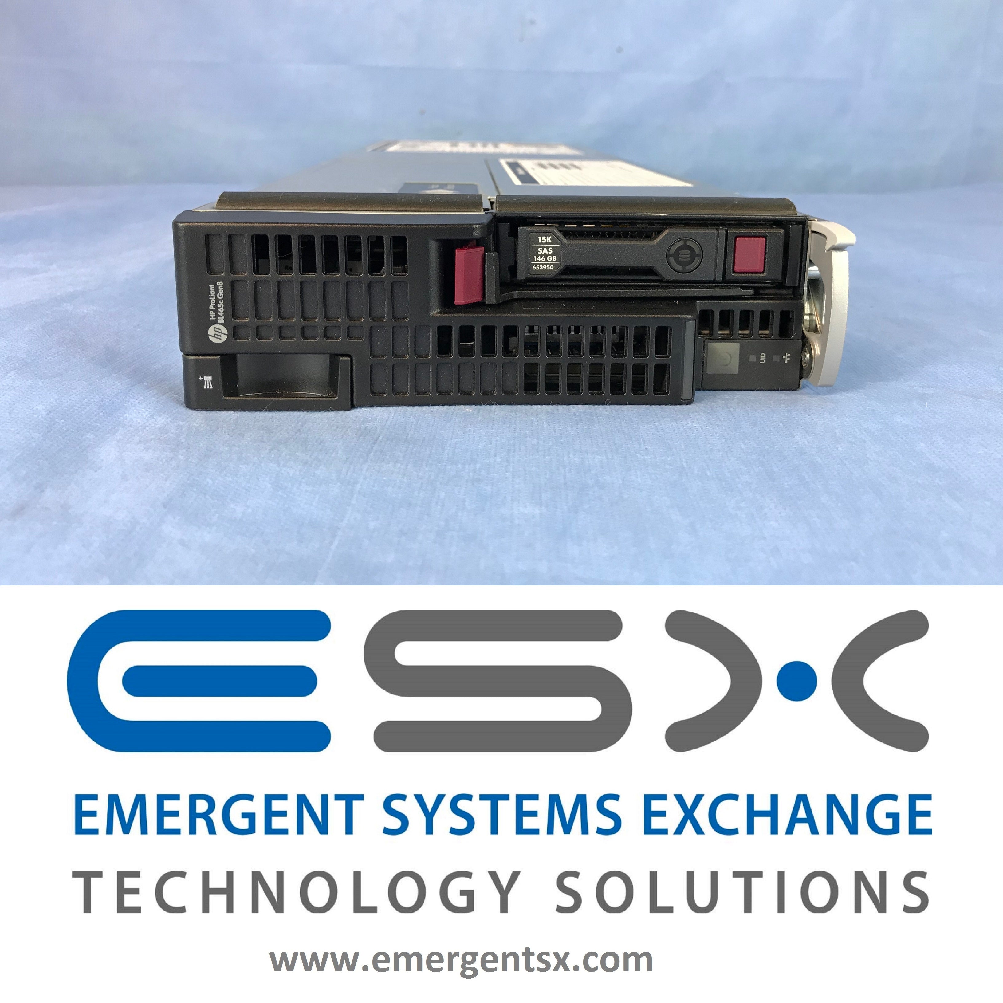 HP 634975-B21 BL465c G8 Blade Server 2x AMD 6378 @ 2.4GHz 64GB RAM 2x 146GB 15k