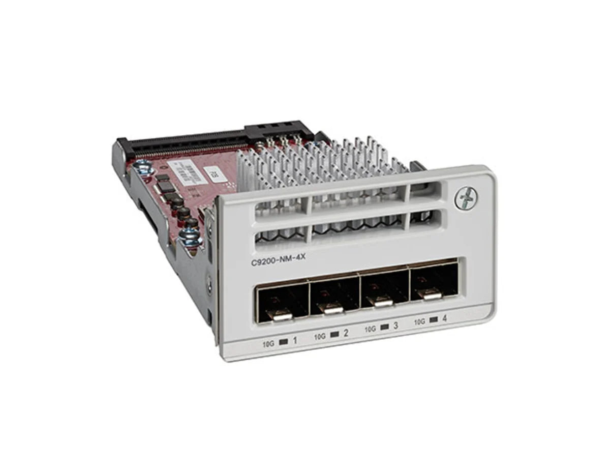 Cisco C9200-NM-4X Network Module for Catalyst 9200 Series (4x10G SFP+ Ports)