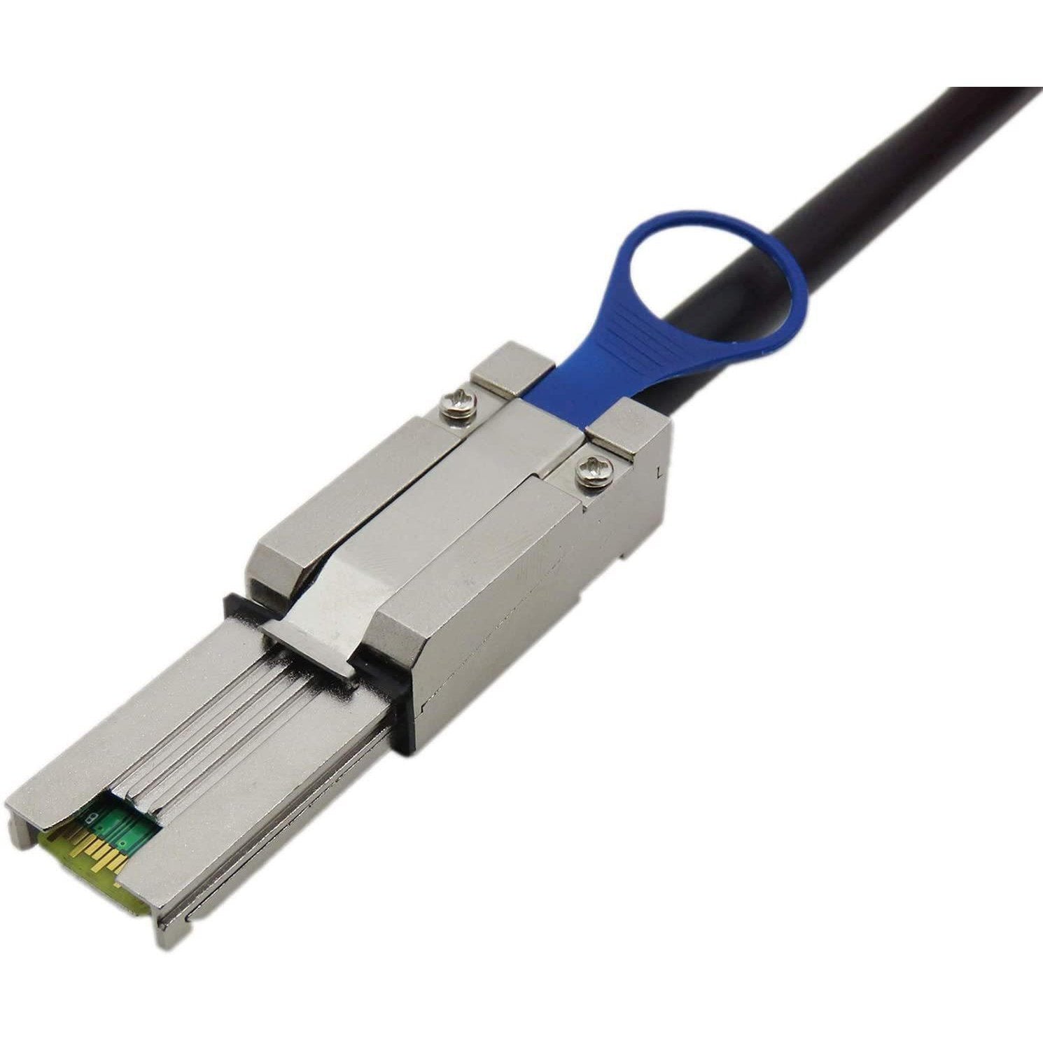 CableDeconn Mini SAS26P SFF-8088 to SFF-8088 External Cable Attached SCSI (2M, 8088 to 8088