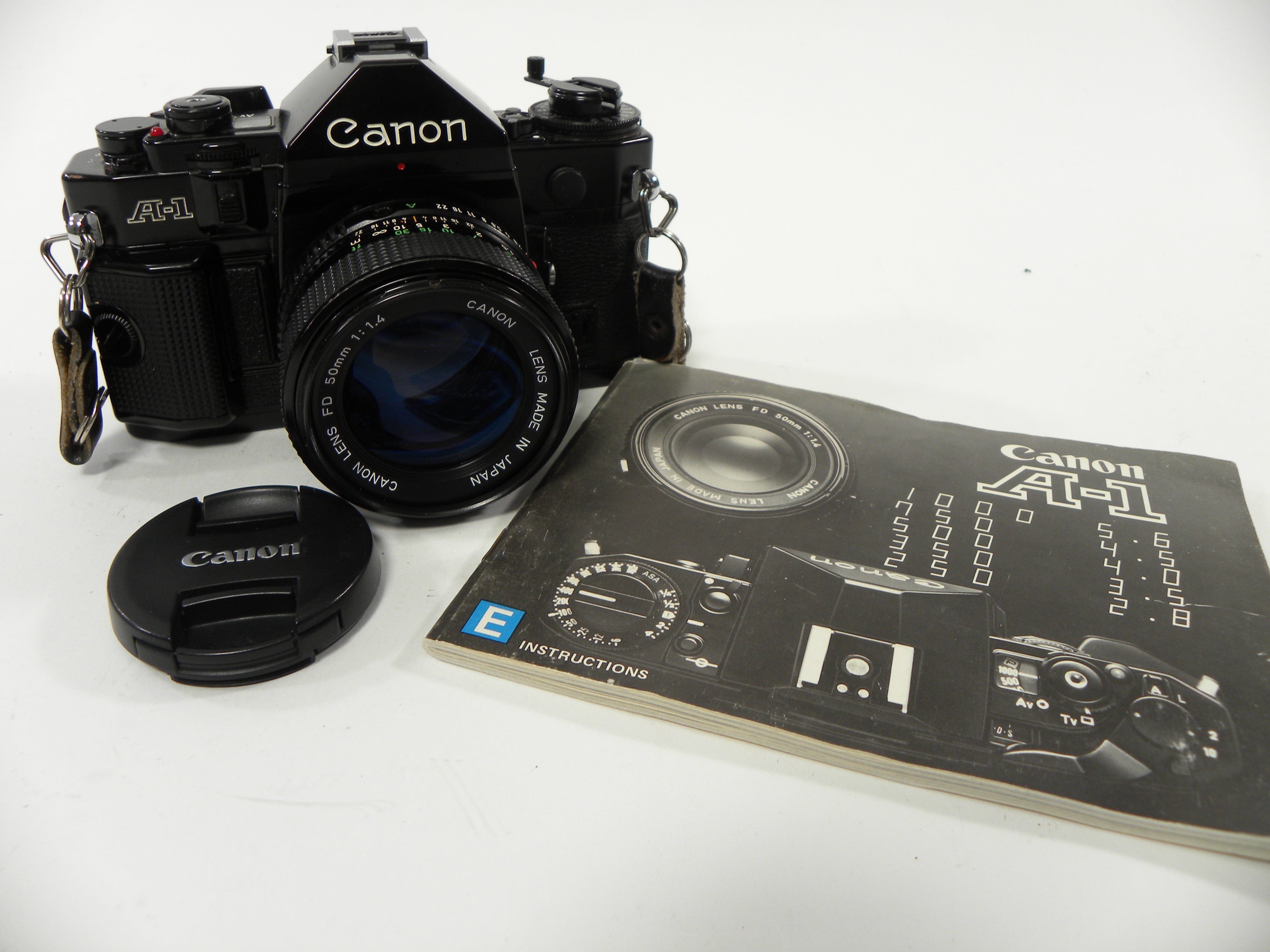 Canon A-1 35mm SLR w/FD 50mm f1.8