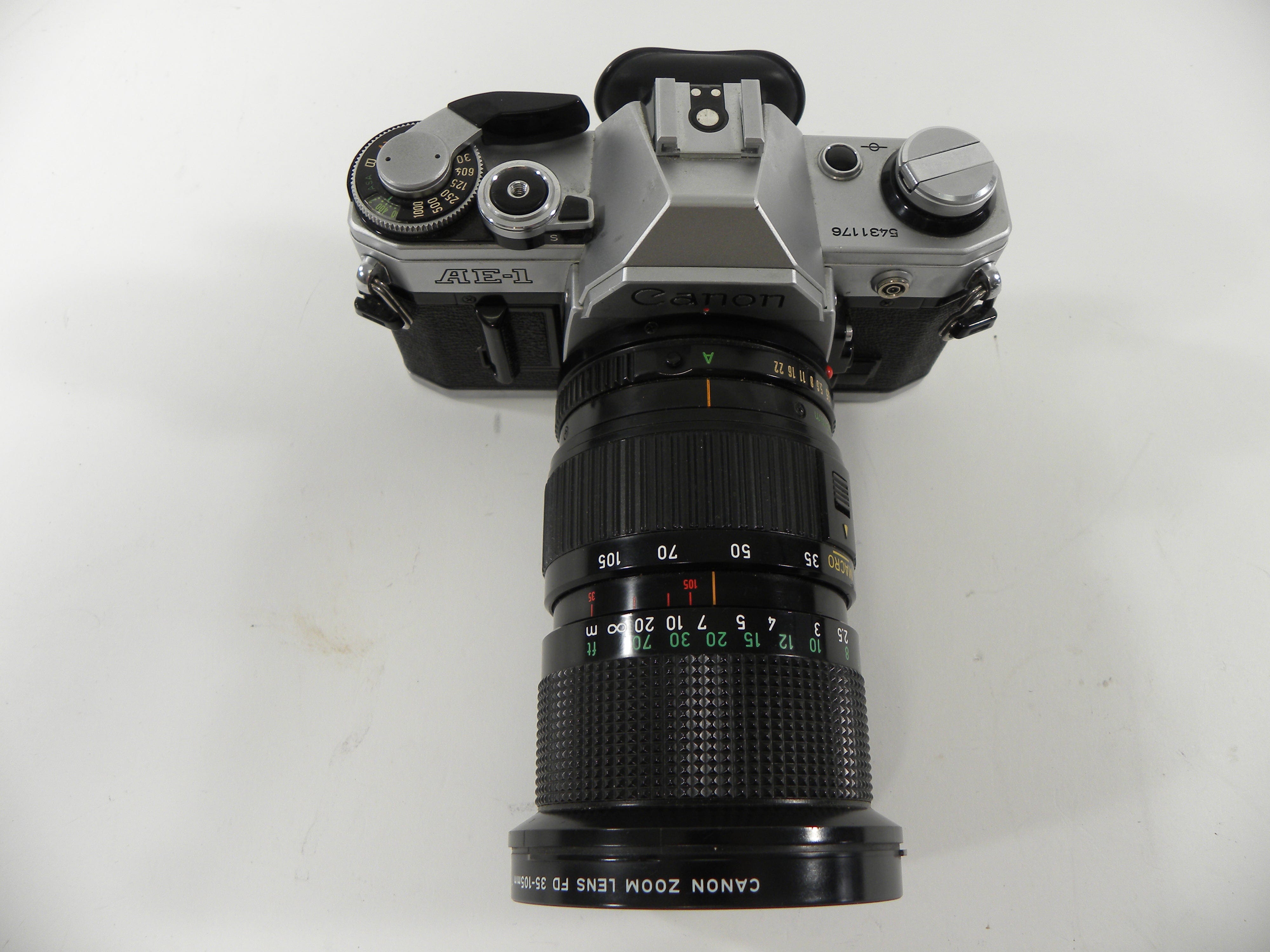 Canon AE-1 35mm SLR w/FD 35-105mm F3.5