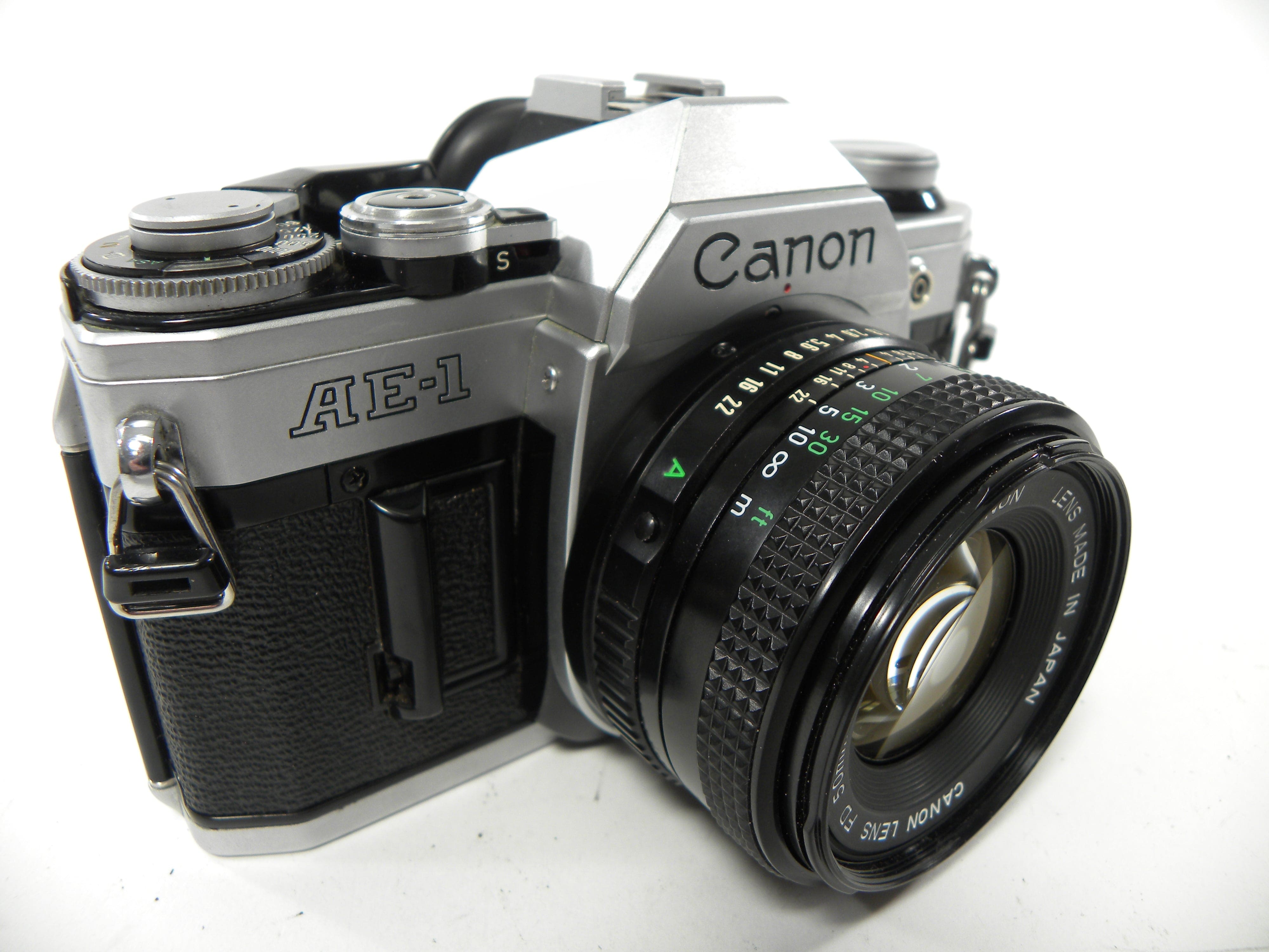 Canon AE-1 35mm SLR w/FD 50mm f1.8