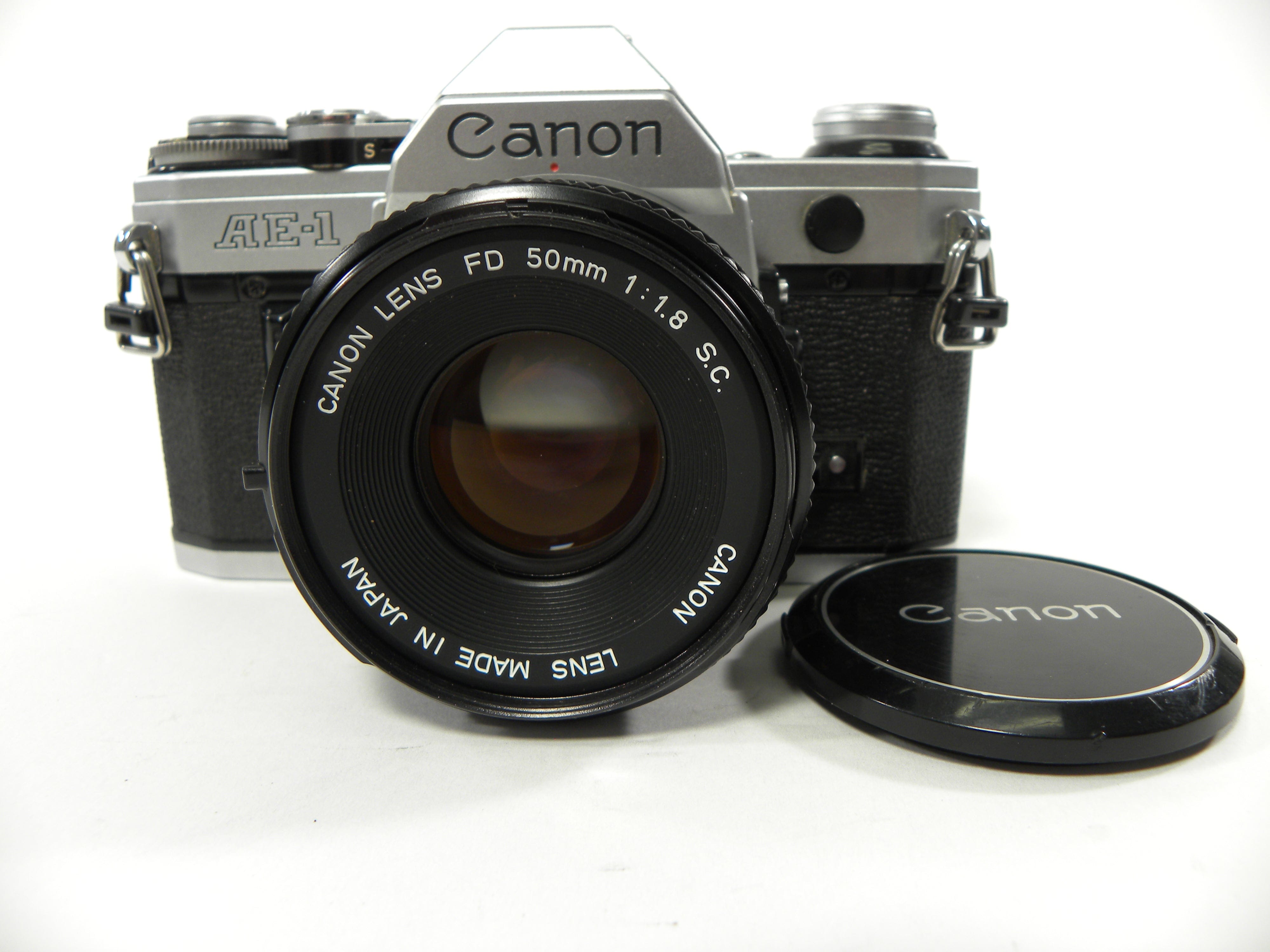 Canon AE-1 35mm SLR w/FD 50mm f1.8 S.C.