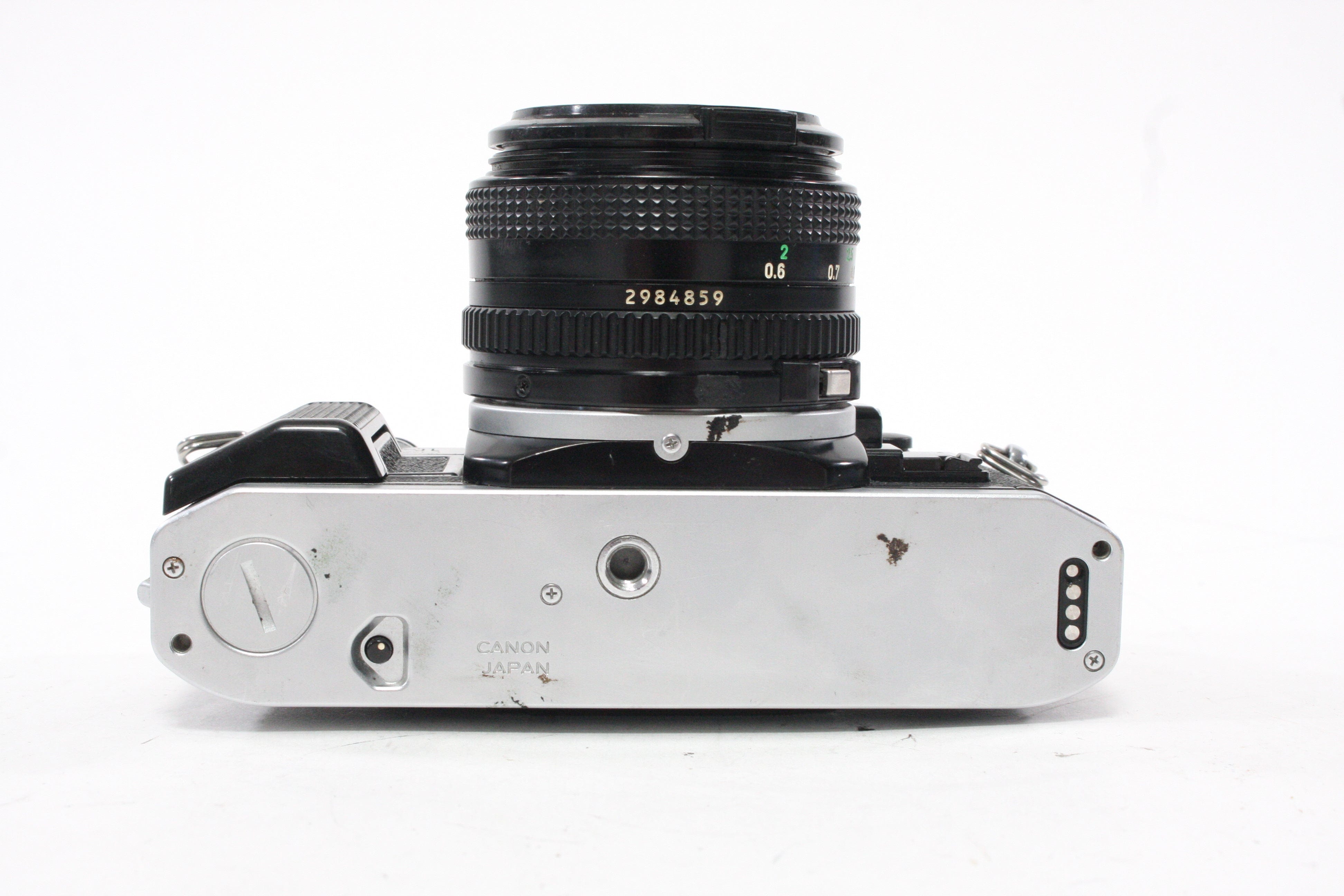 Canon AE-1 Program 35mm SLR Camera with 50mm f/1.8 FD Lens