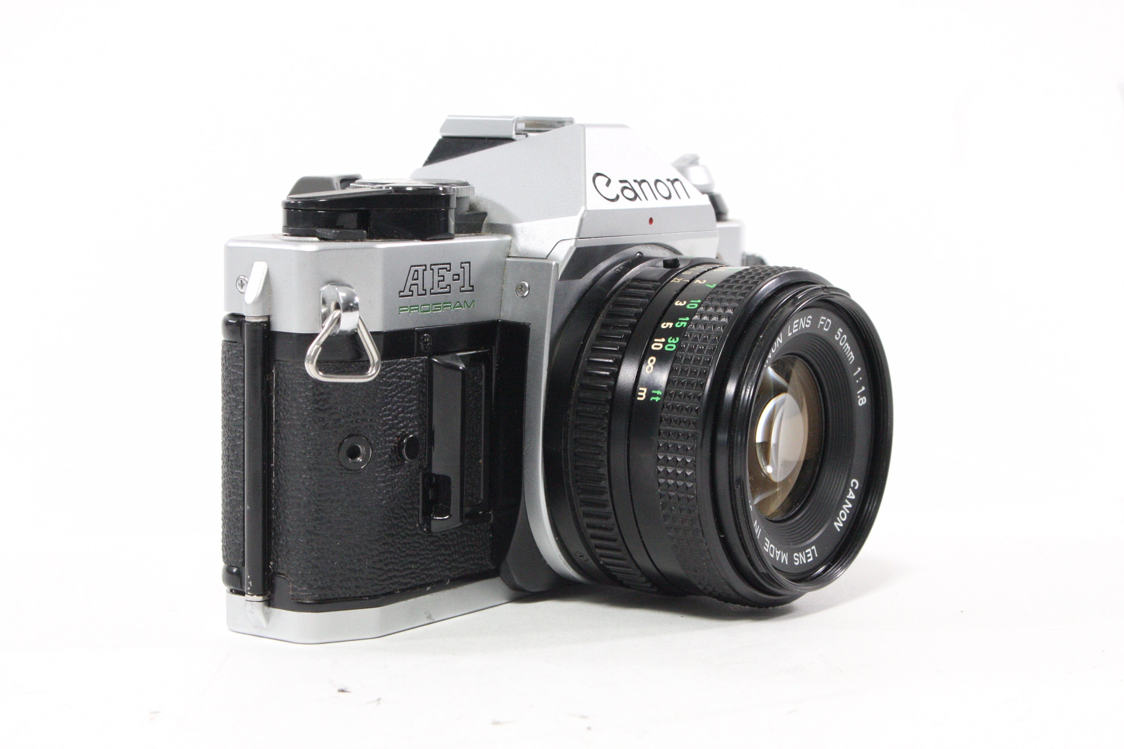 Canon AE-1 Program 35mm SLR Camera with 50mm f/1.8 Lens