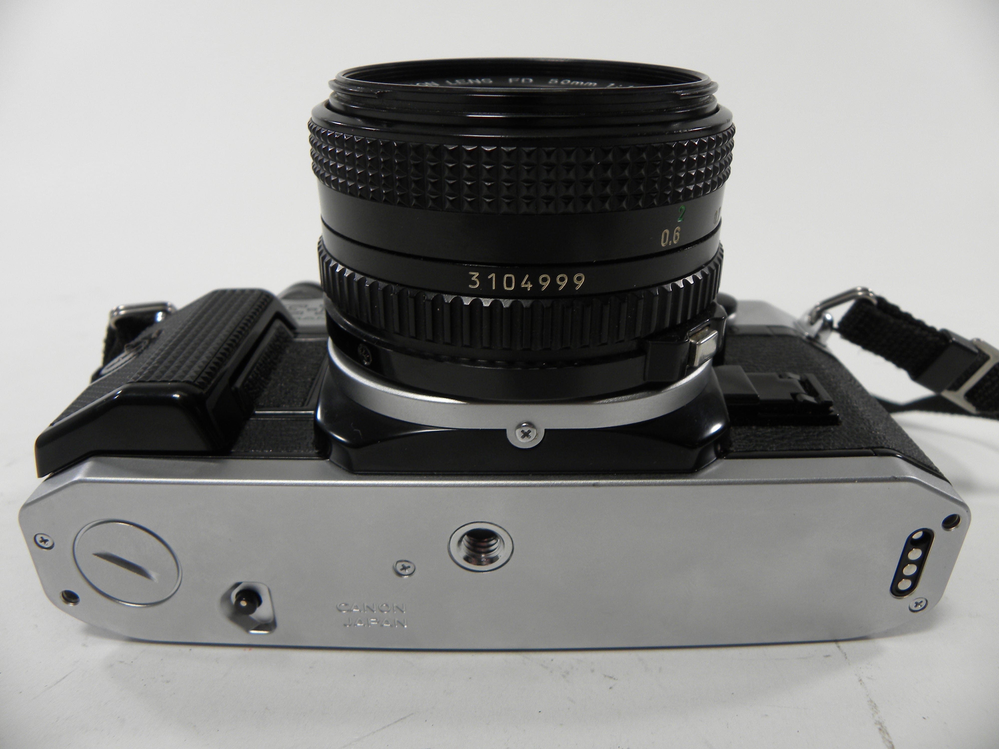 Canon AE-1 Program 35mm SLR Camera with 50mm f/1.8 FD Lens