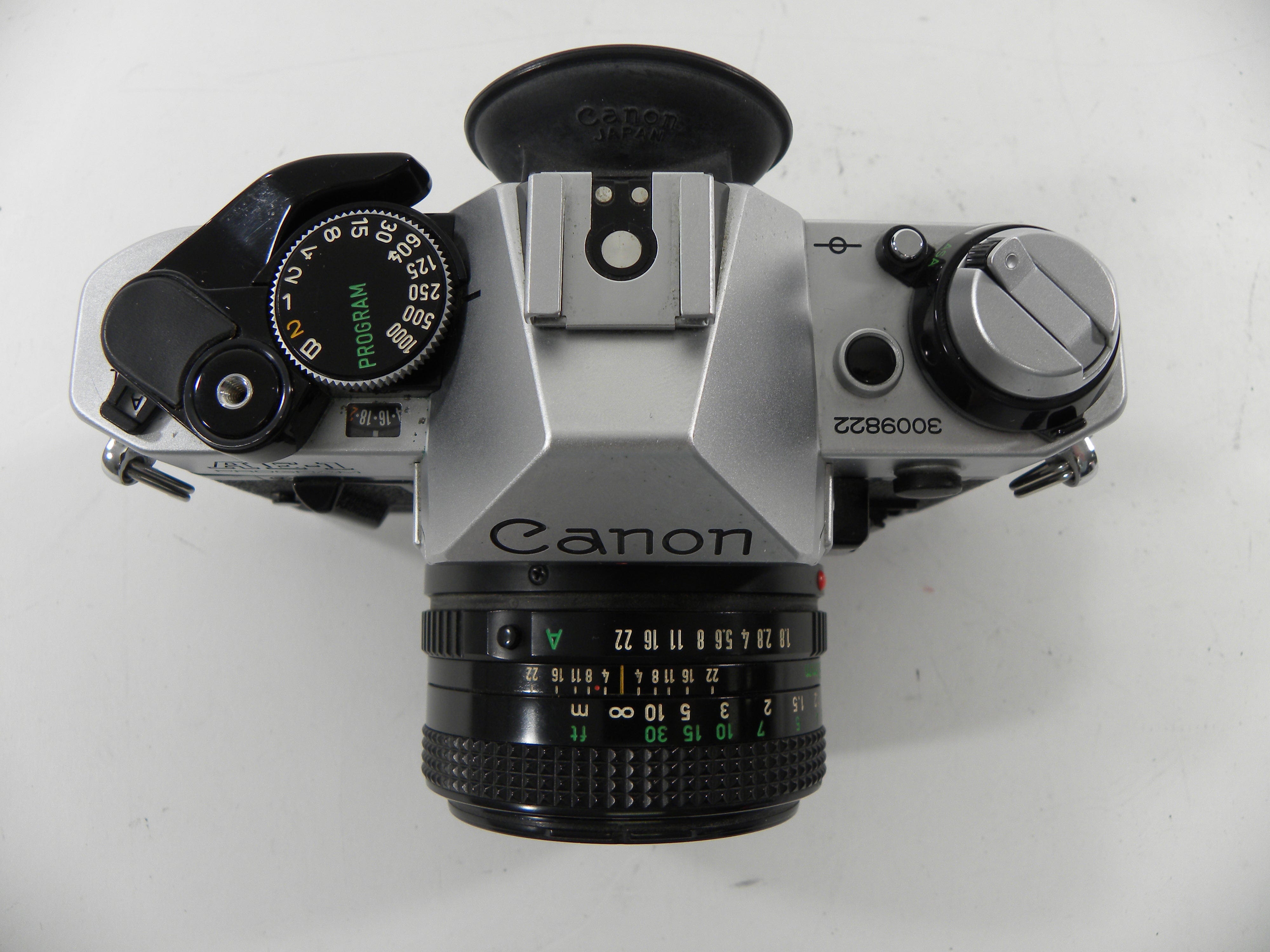 Canon AE-1 Program 35mm SLR w/FD 50mm f1.8