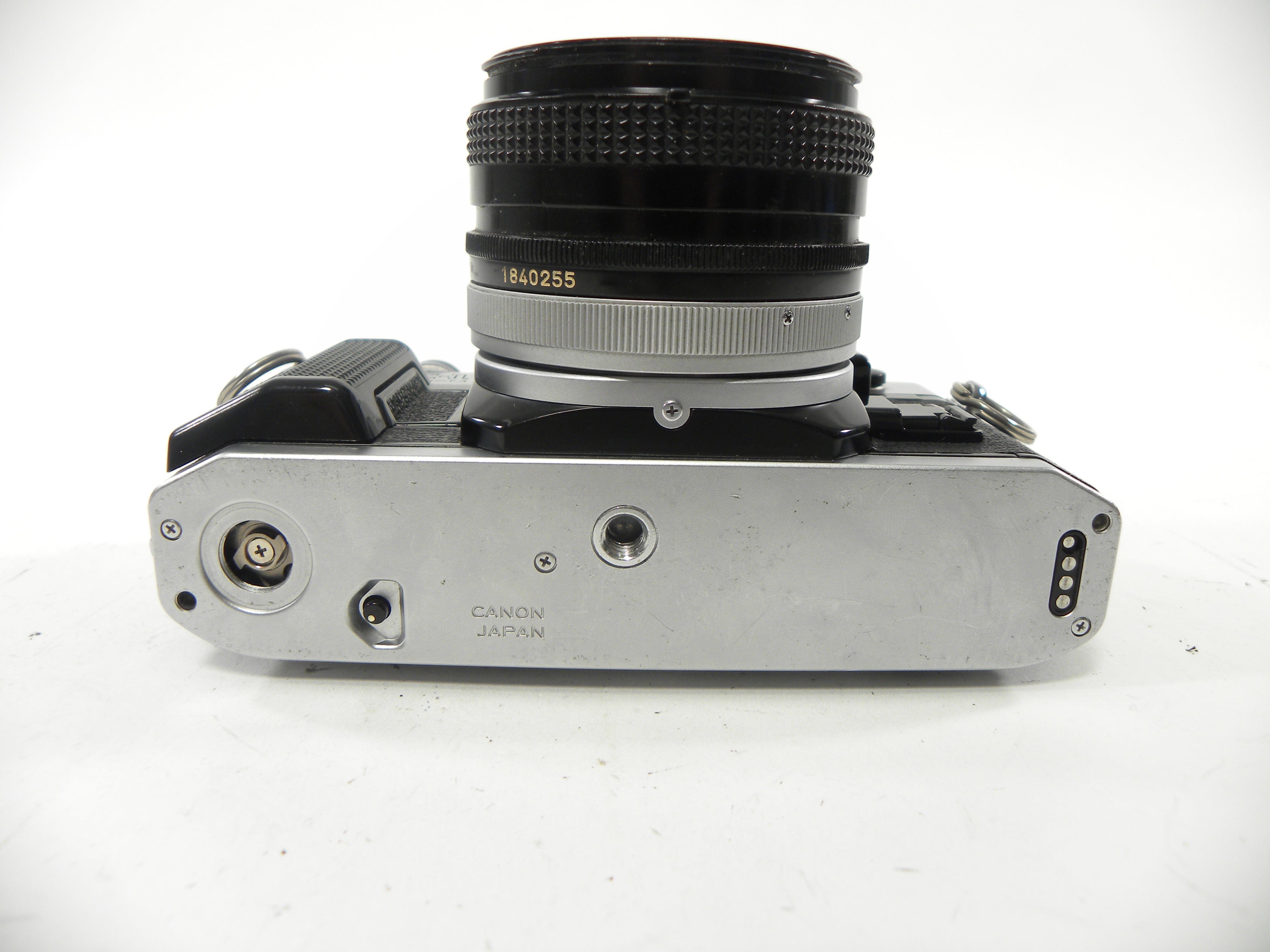 Canon AE-1 Program 35mm SLR Camera with a 50mm f/1.8 S.C. FD Lens