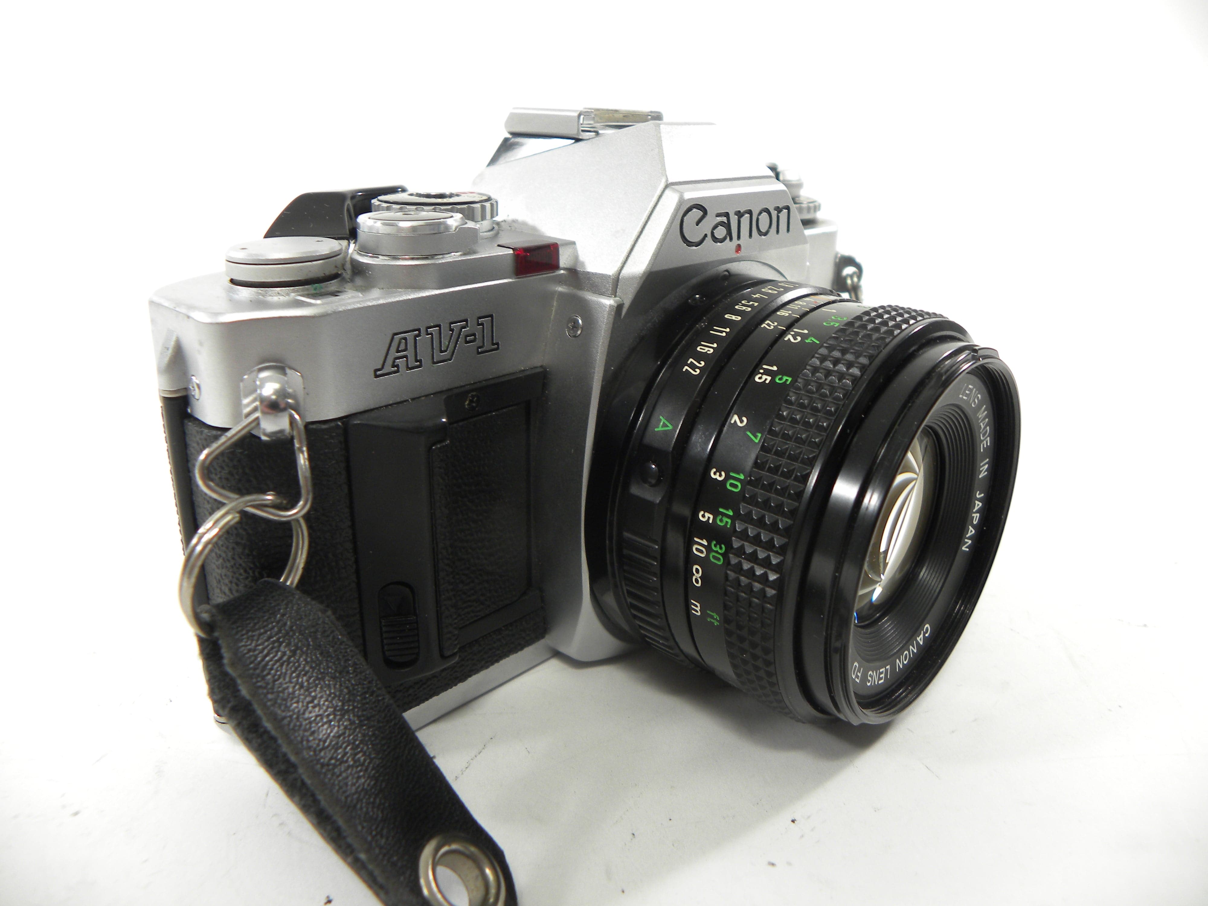 Canon AV-1 35mm SLR Camera w/FD 50mm f1.8
