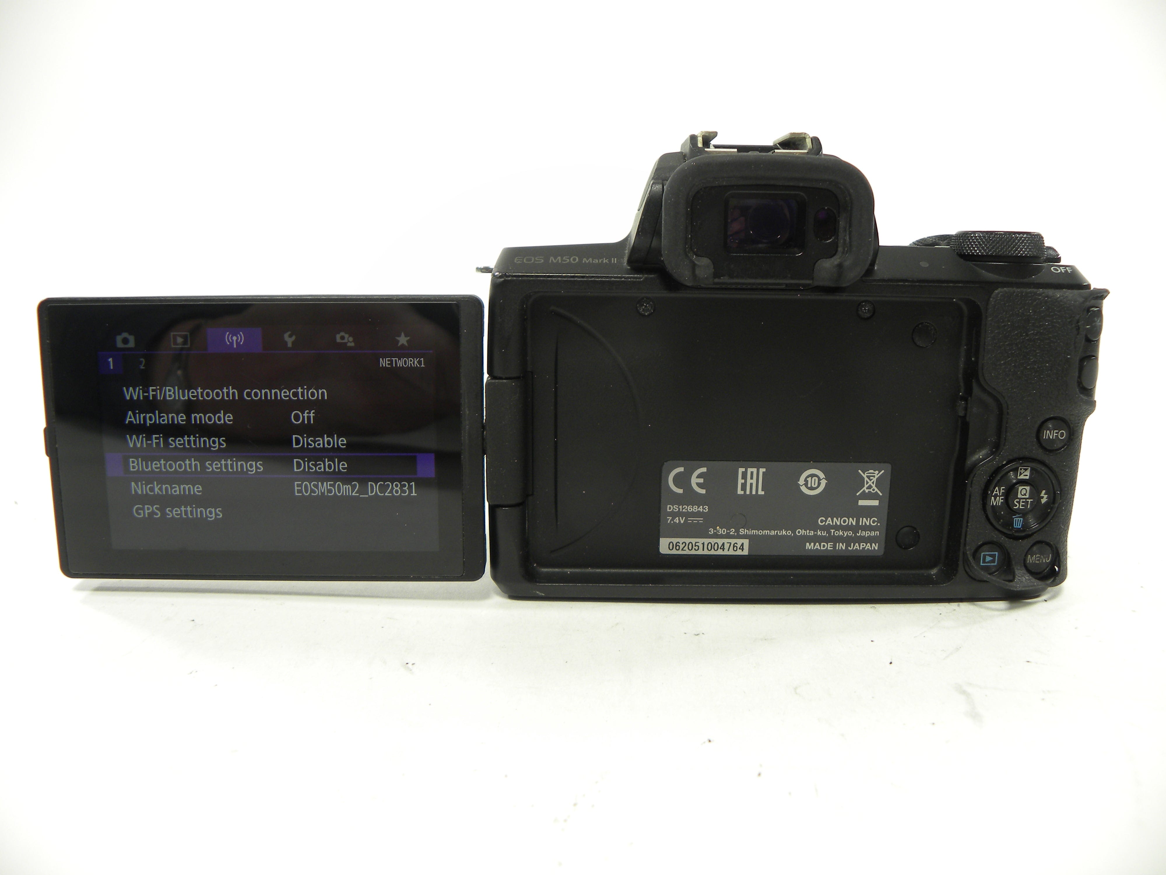 Canon EOS M50 Mark II 24.1mp Mirrorless Digital w/EF-M 15-45 IS STM AS IS Read?