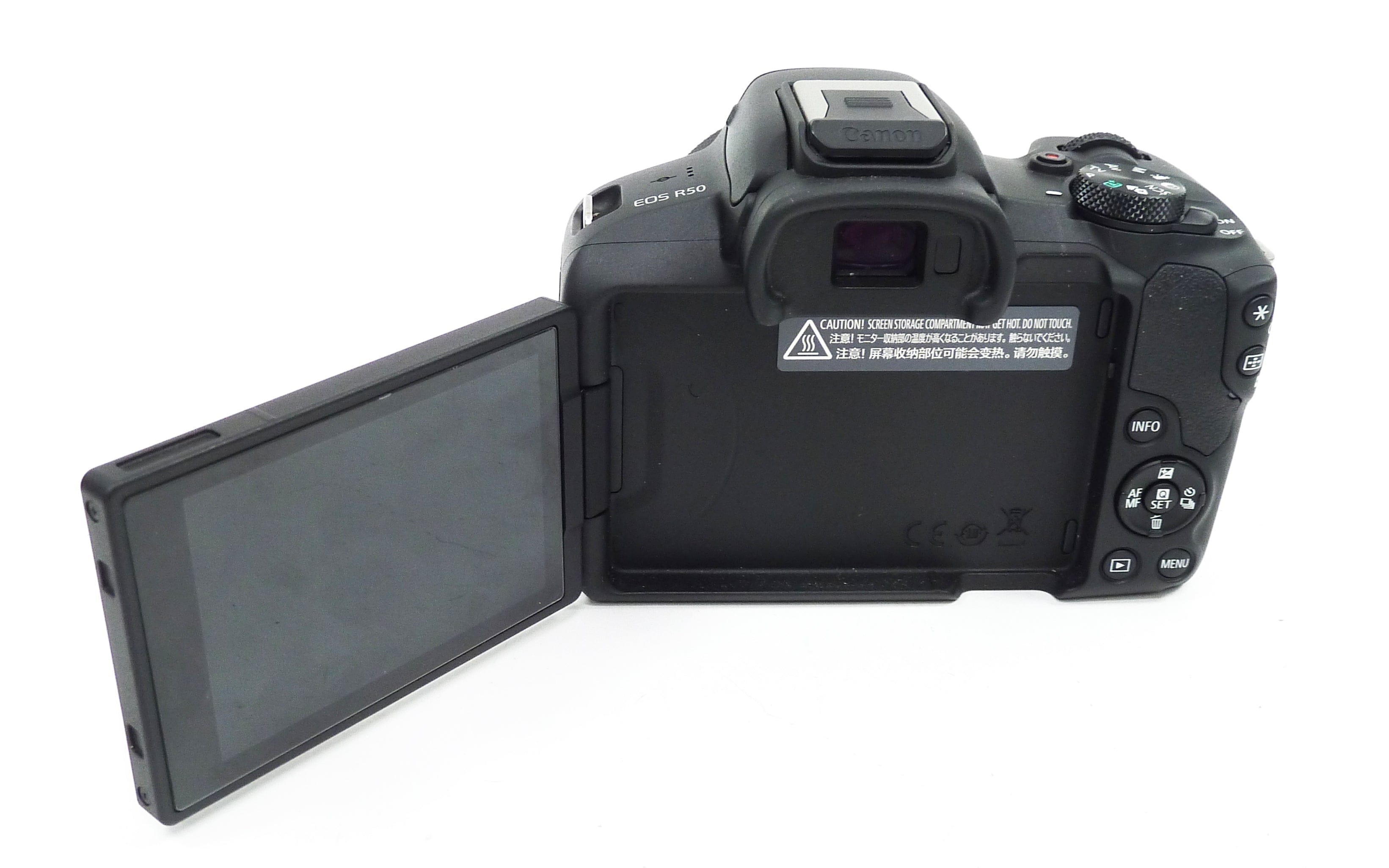 Canon EOS R50 with 18-45mm f/4.5-6.3 IS STM Lens with Shutter Count < 1,000 (1%)