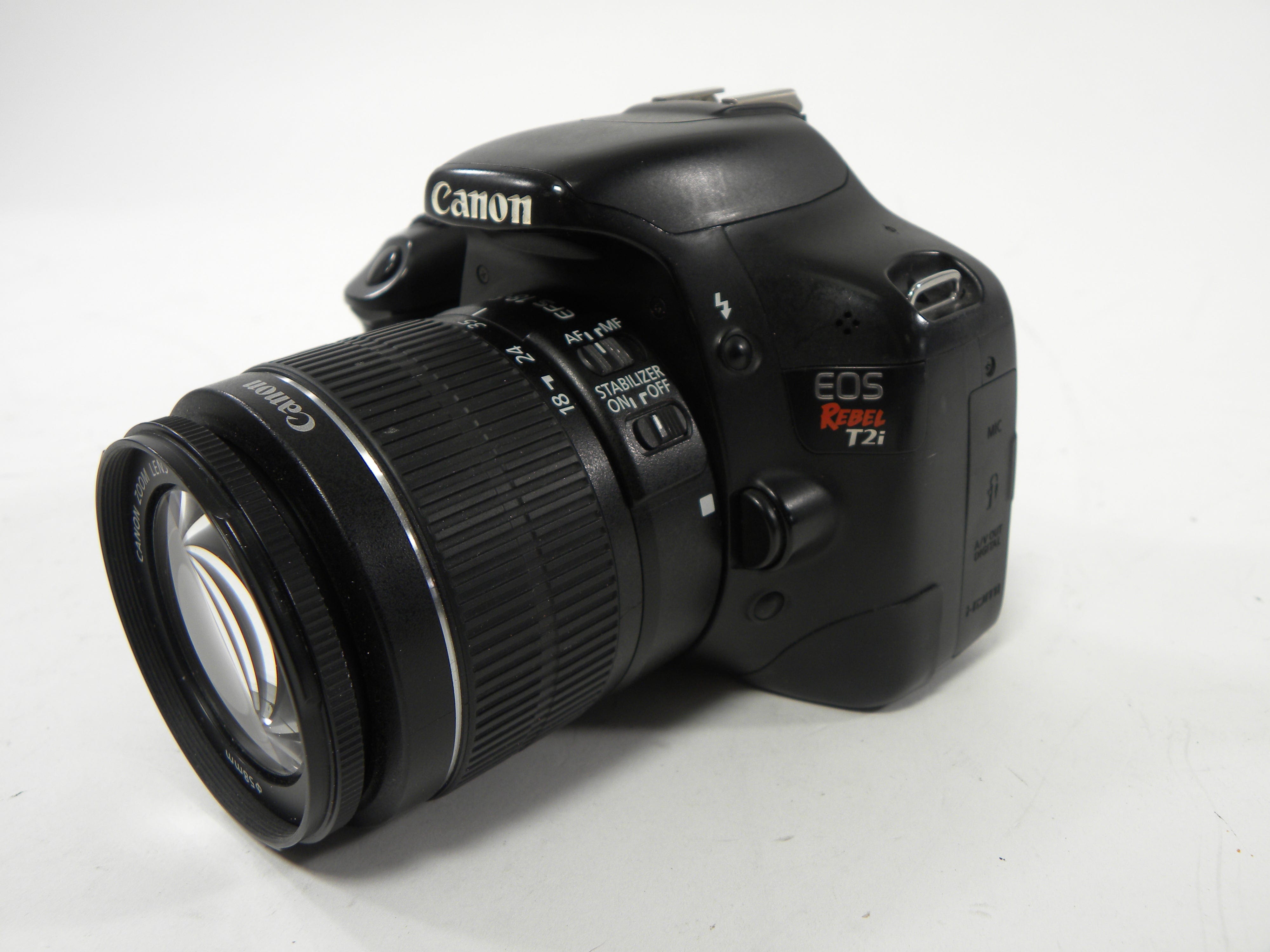Canon EOS Rebel T2i 18mp Digital SLR w/EF-S 18-55 IS II