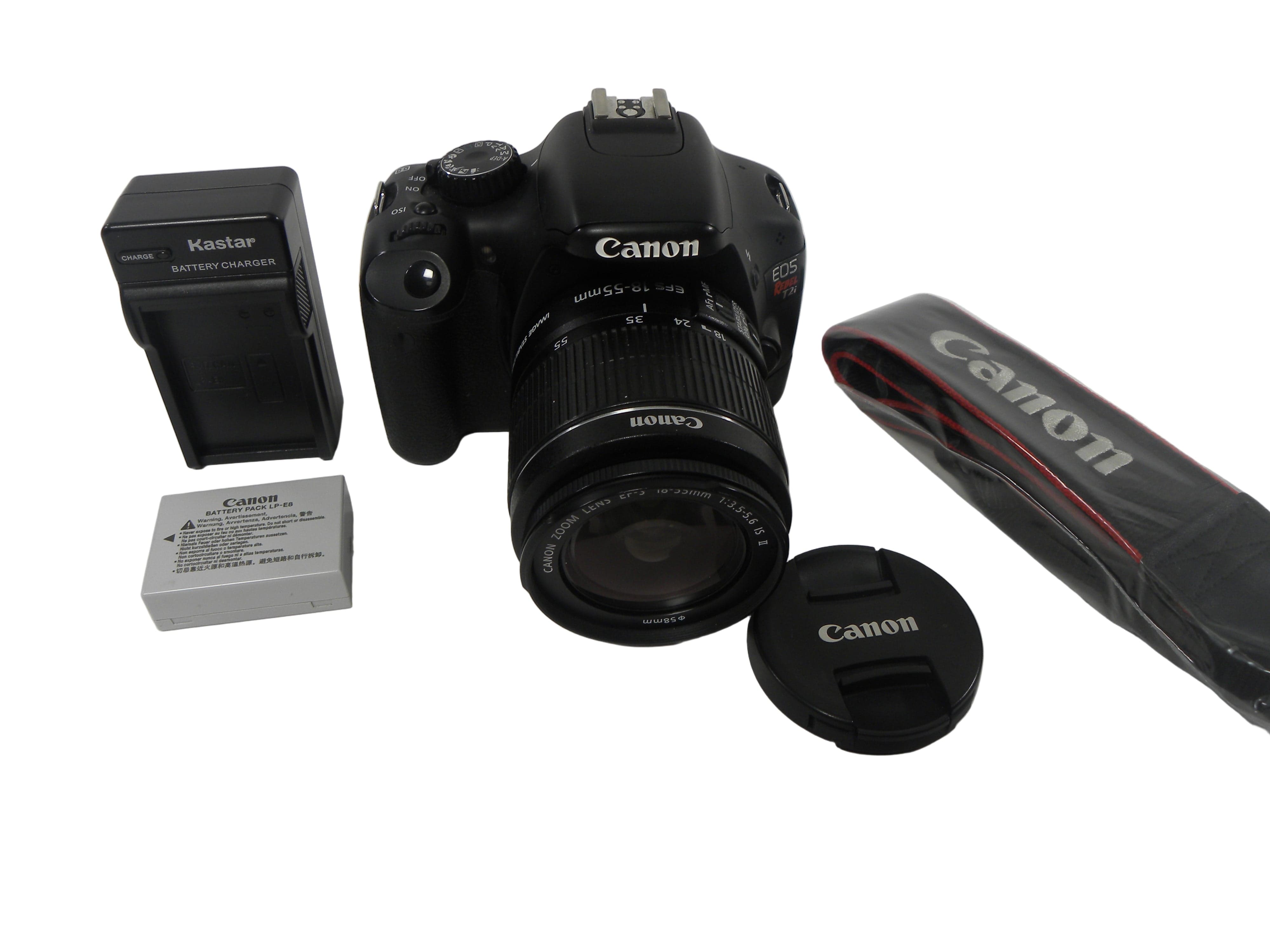 Canon EOS Rebel T2i 18mp Digital SLR w/EF-S 18-55 IS II shutter ct. 12,253