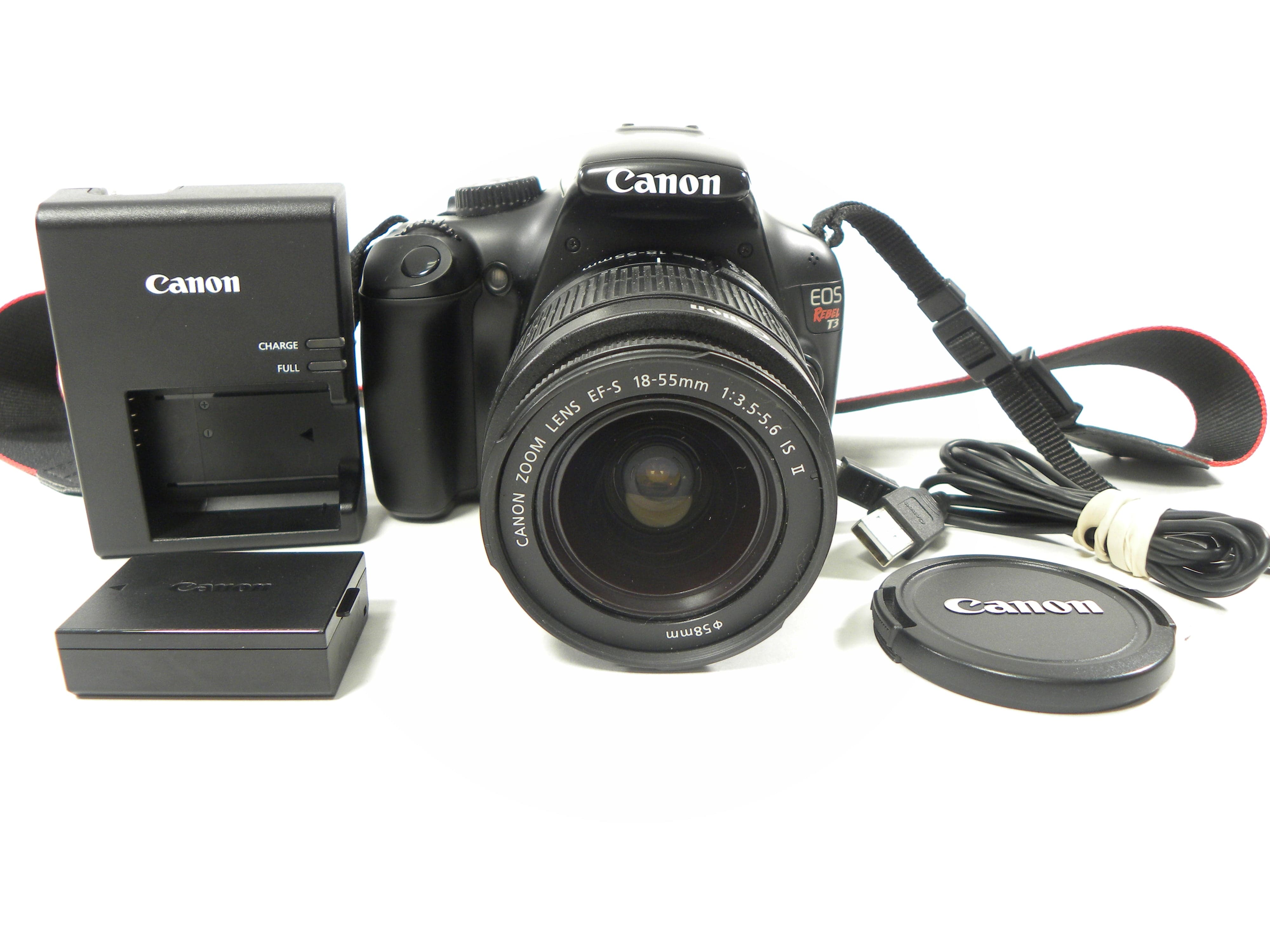 Canon EOS Rebel T3 12.2mp Digital SLR w/EF-S 18-55 IS II