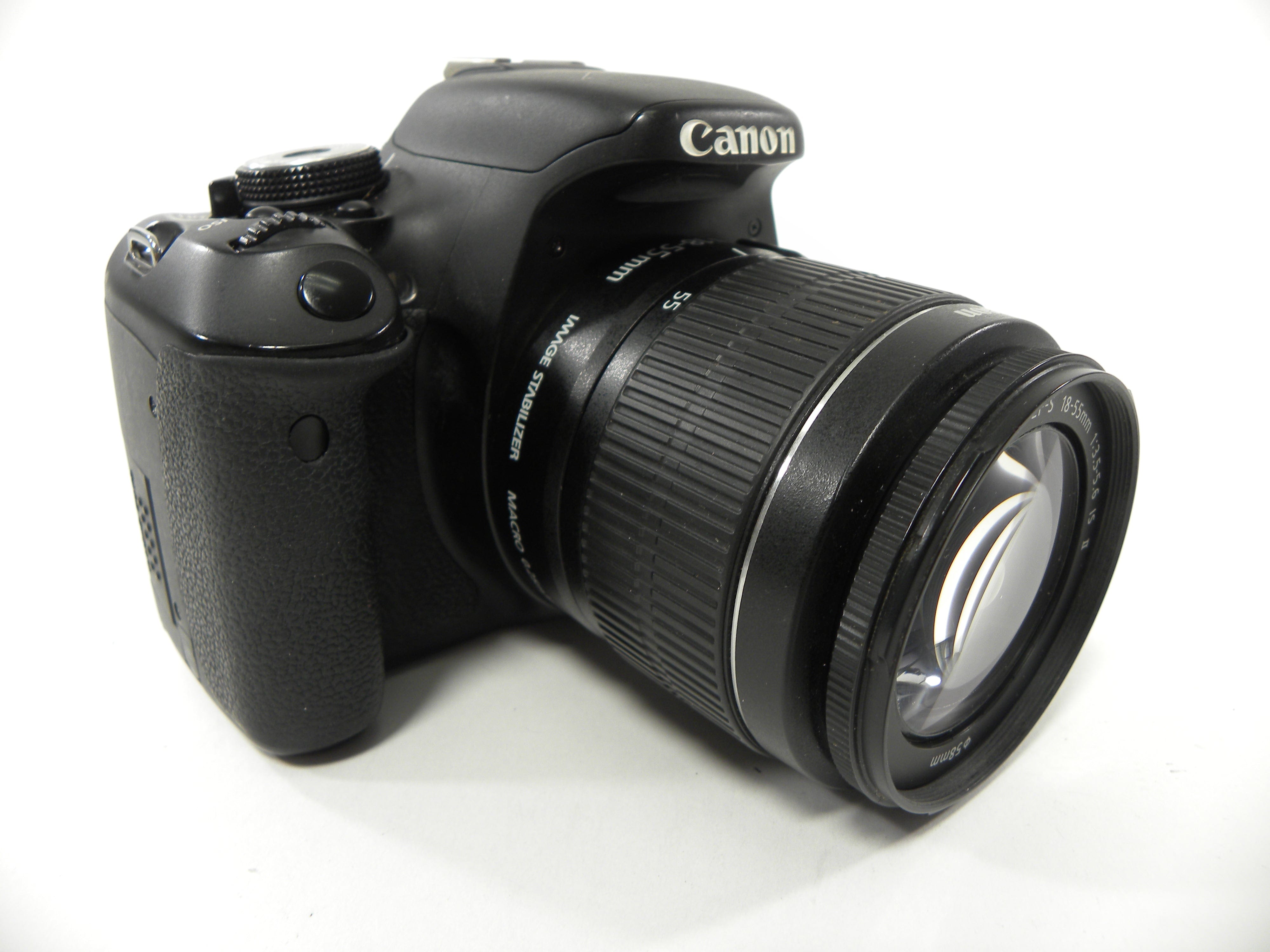 Canon EOS Rebel T3i 18mp Digital SLR w/EF-S 18-55 IS II Shutter Ct. 15,104