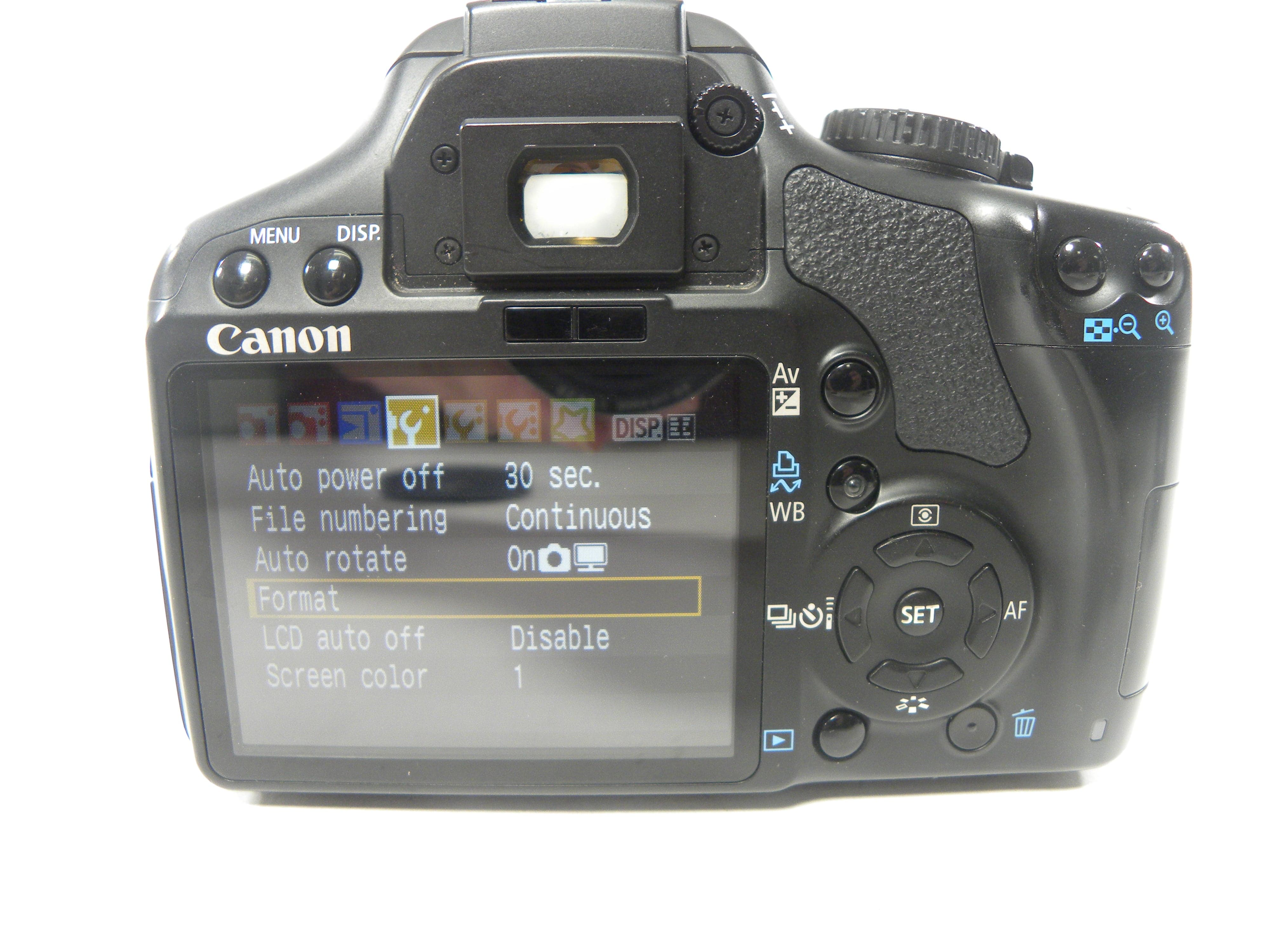 Canon EOS Rebel XSi 12.2mp Digital SLR w/EF-S 18-55 IS Shutter Ct. 24,635