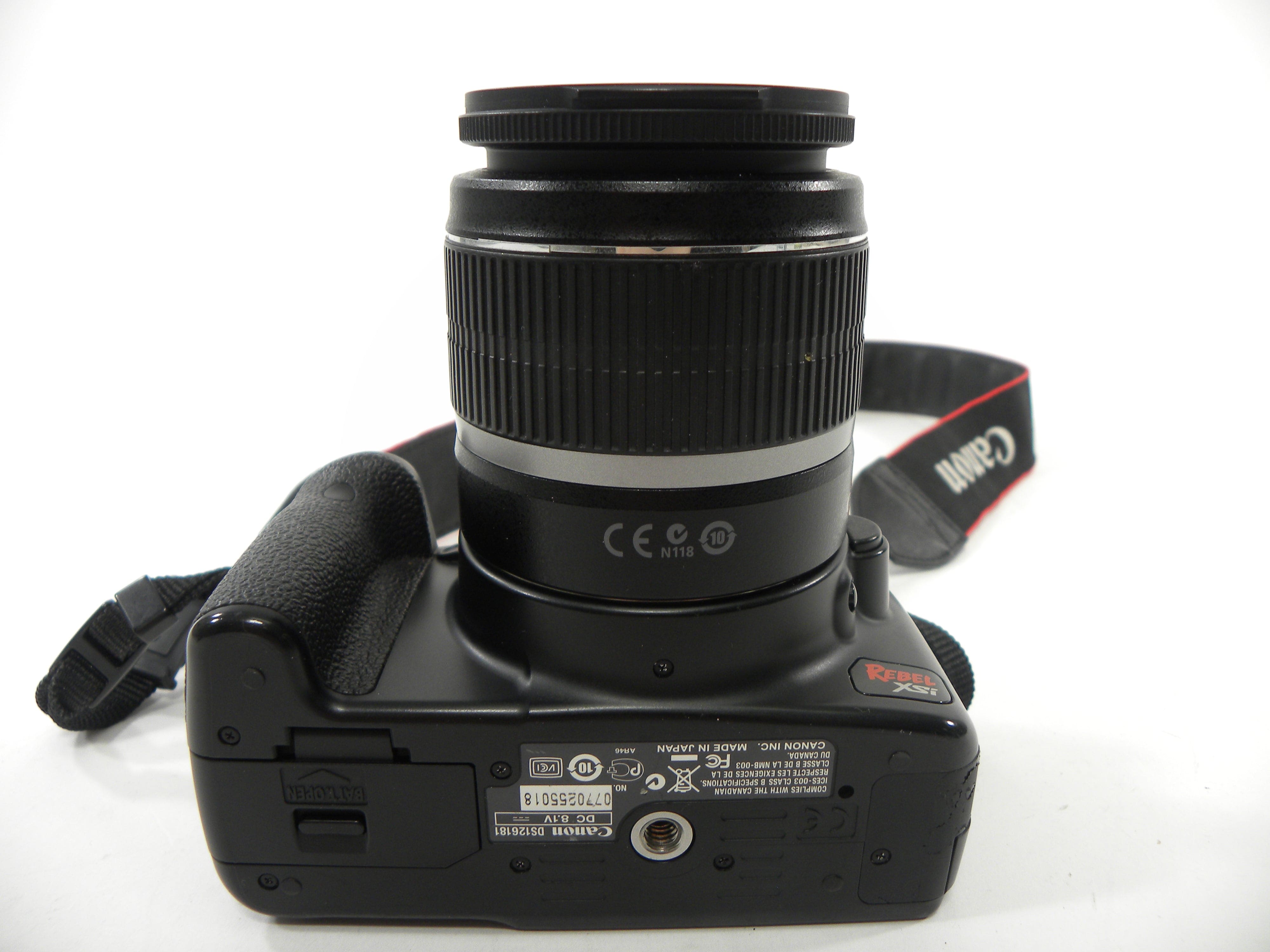 Canon EOS Rebel XSi 12.2mp Digital SLR w/EF-S 18-55 Shutter Ct. 22,563