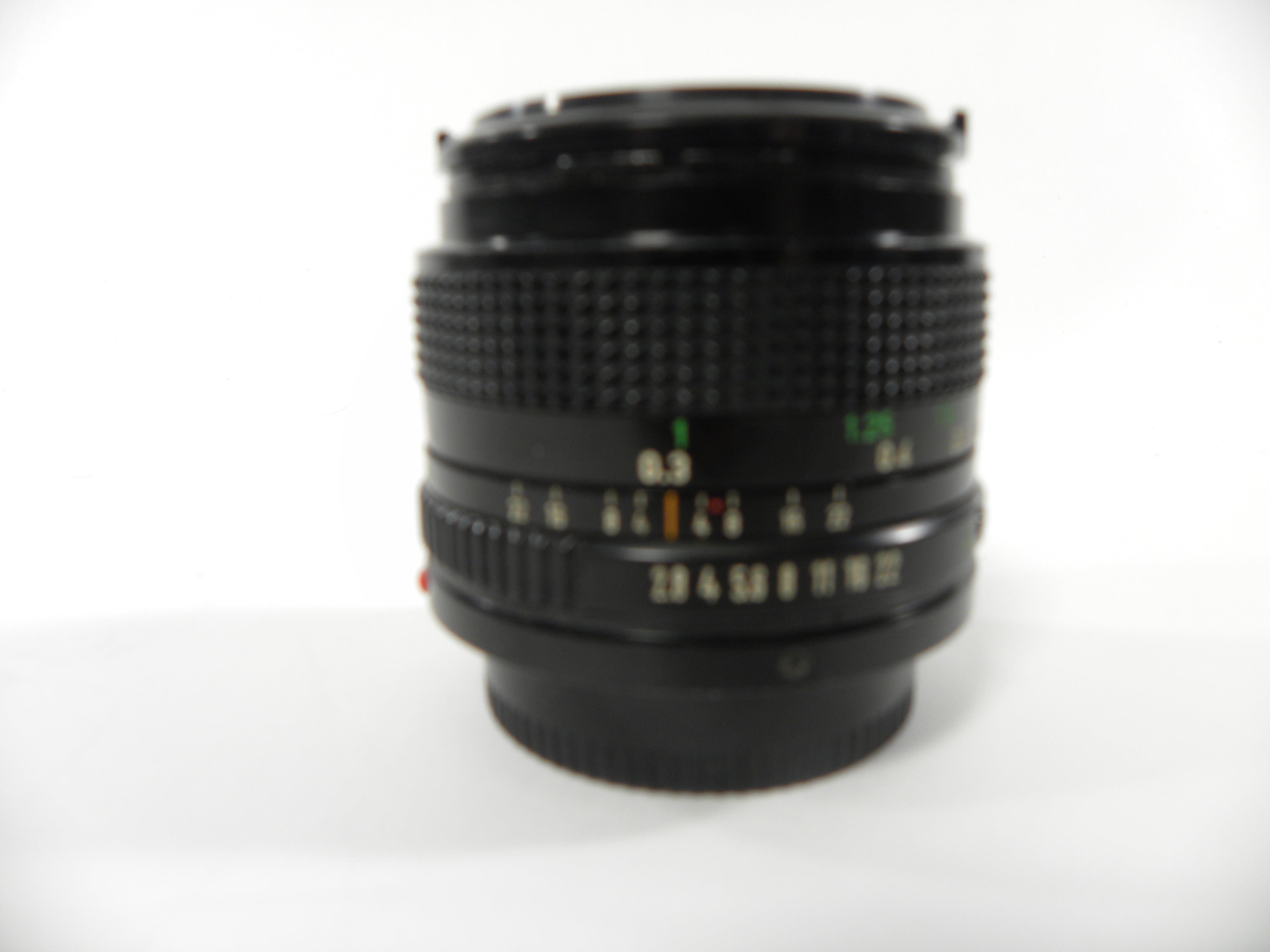 Canon FD 28mm f2.8 lens