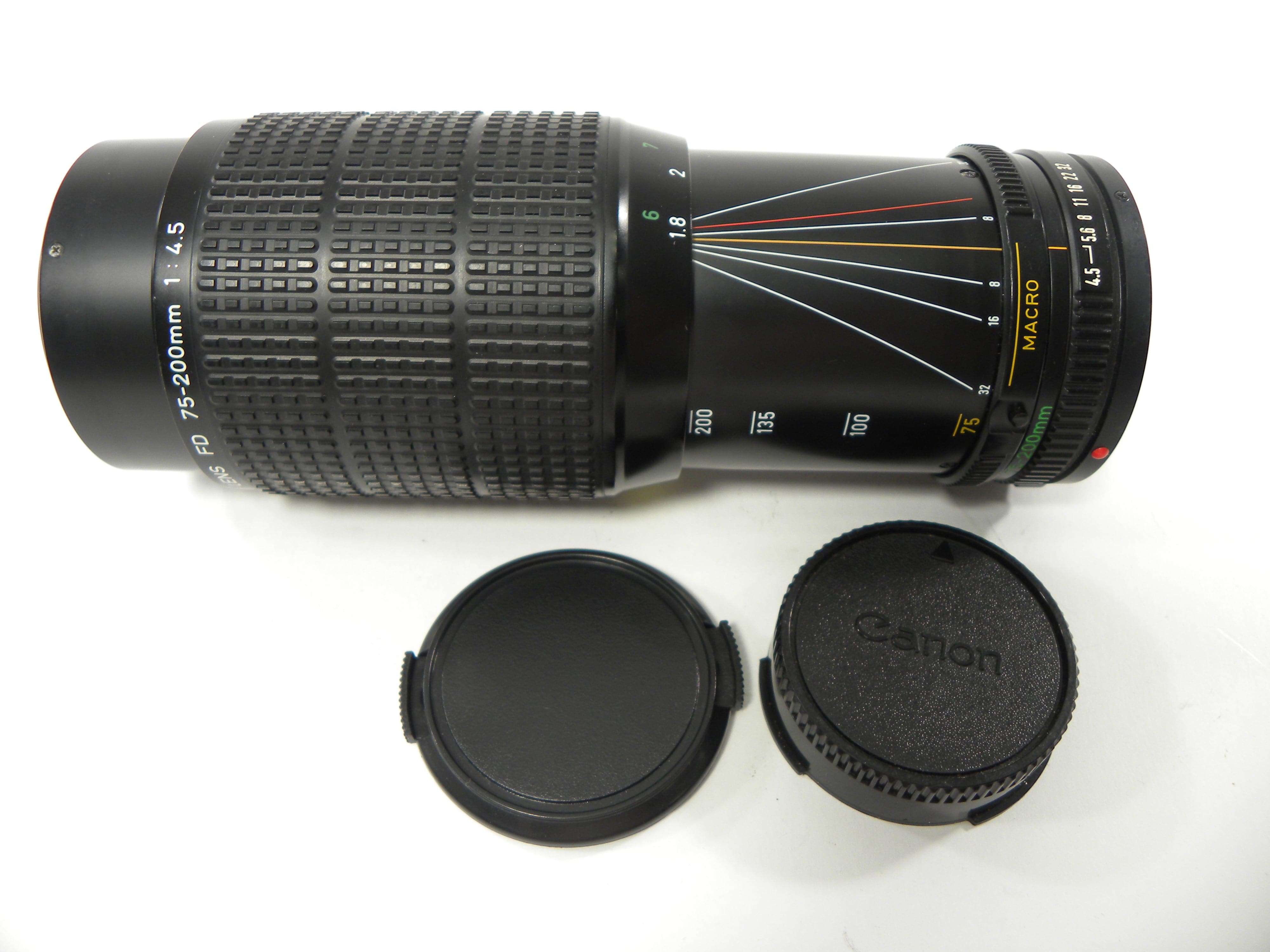 Canon FD 75-200mm f4.5