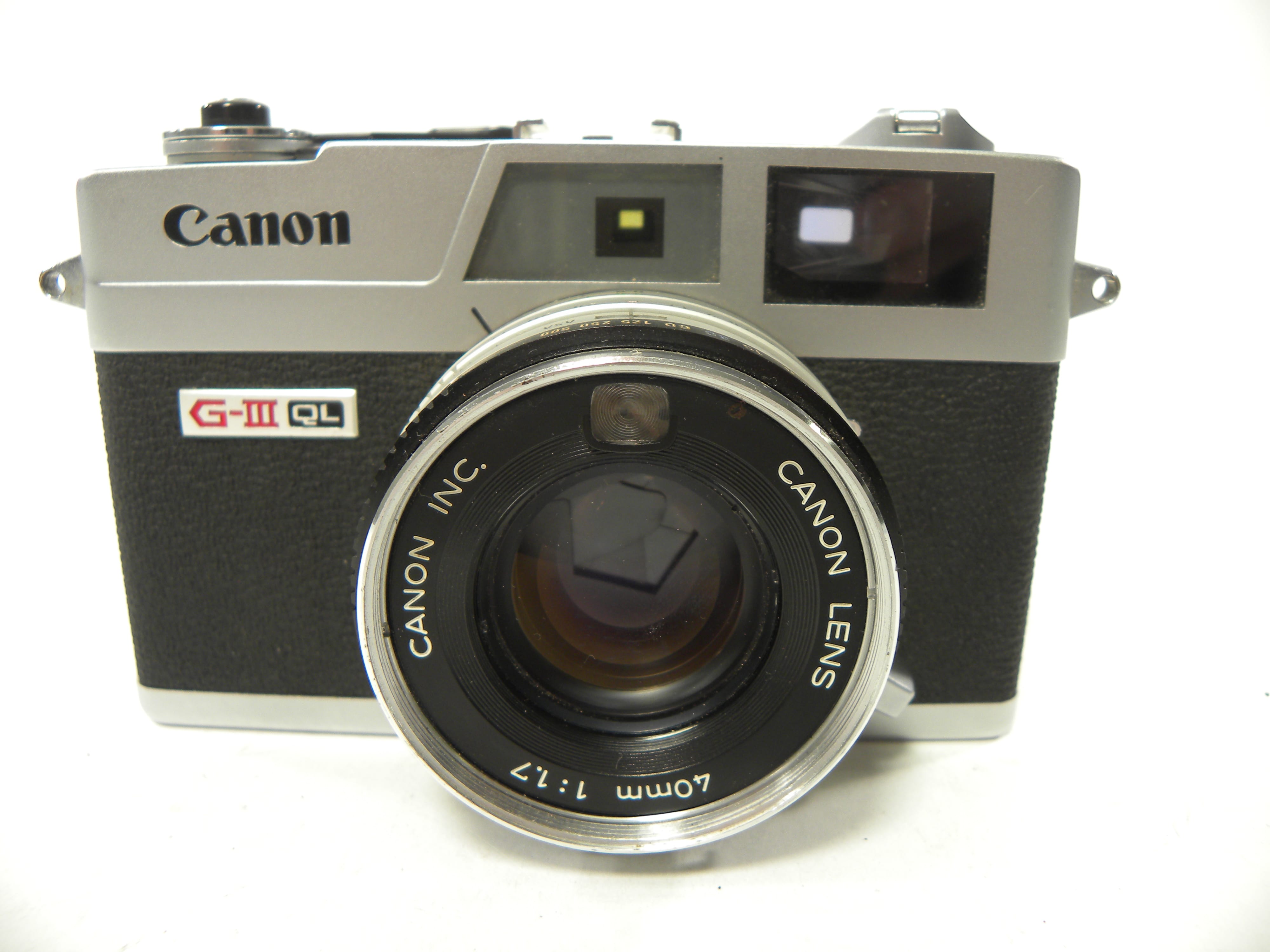 Canon G-III Canonet QL-17 35mm camera