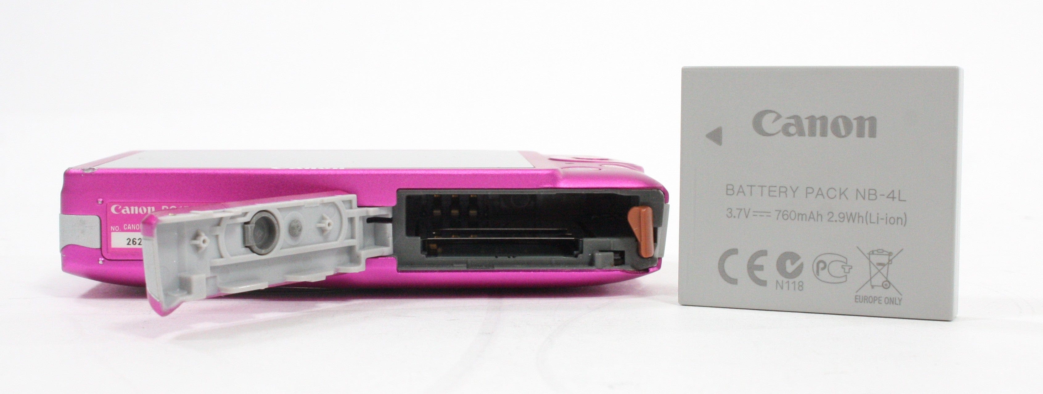 Canon PowerShot Elph 100 HS PC1588 Digital Camera 4x Zoom 12.1mp (Pink)
