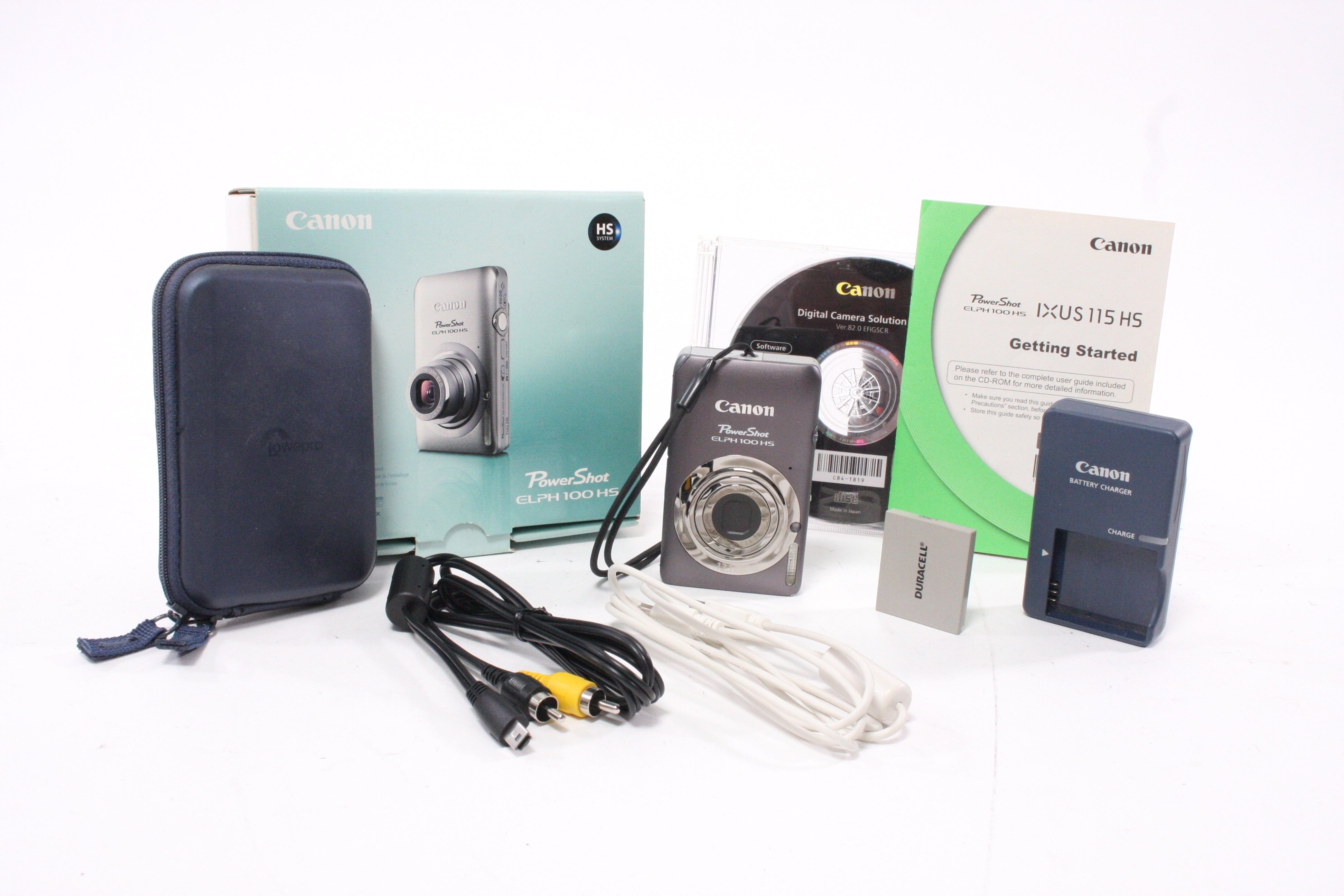 Canon PowerShot Elph 100 HS Point-and-Shoot Camera 4x Zoom 12.1mp