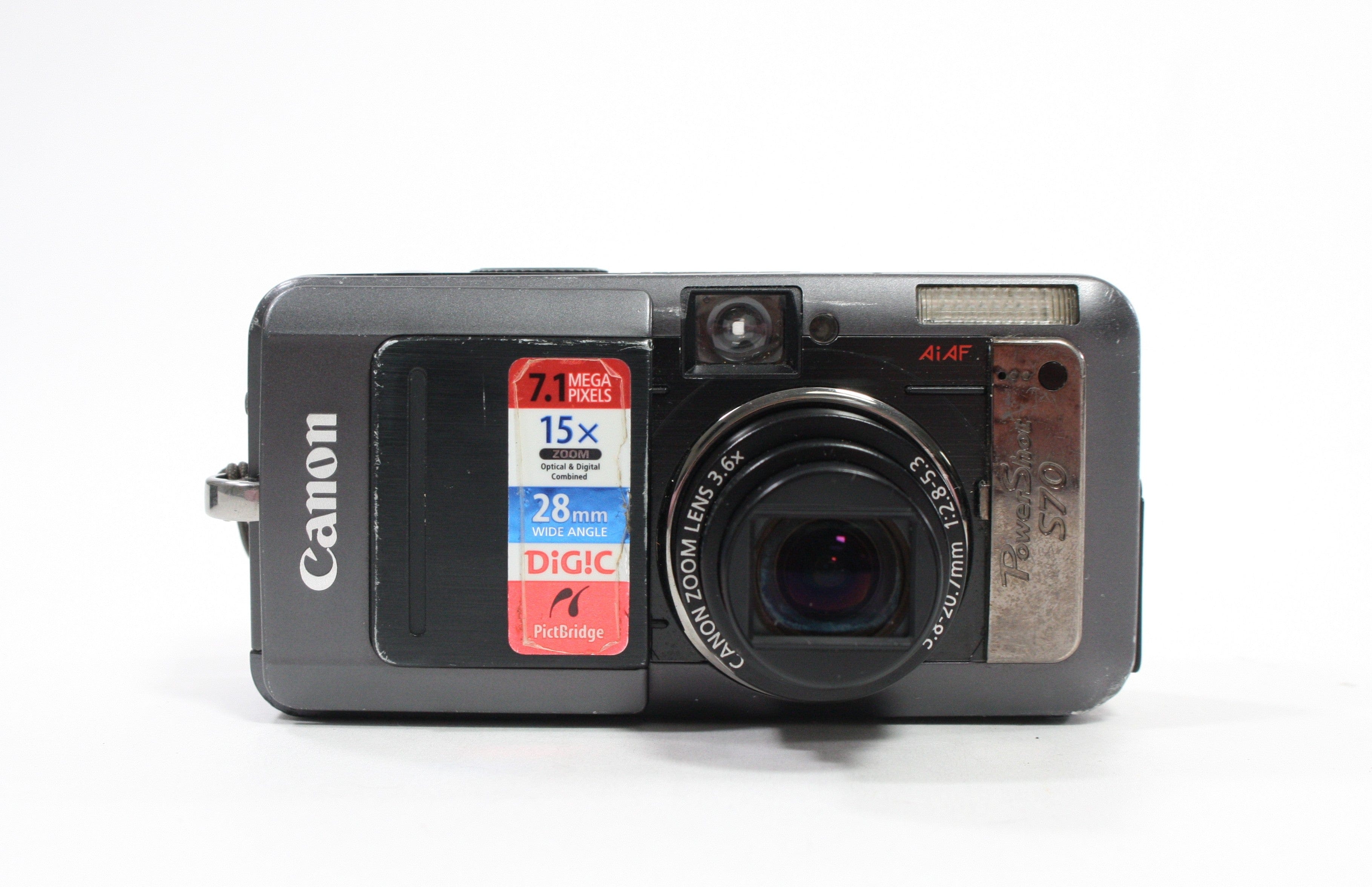 Canon PowerShot S70 Digital Point-and-Shoot Camera 15x Zoom 7.1mp
