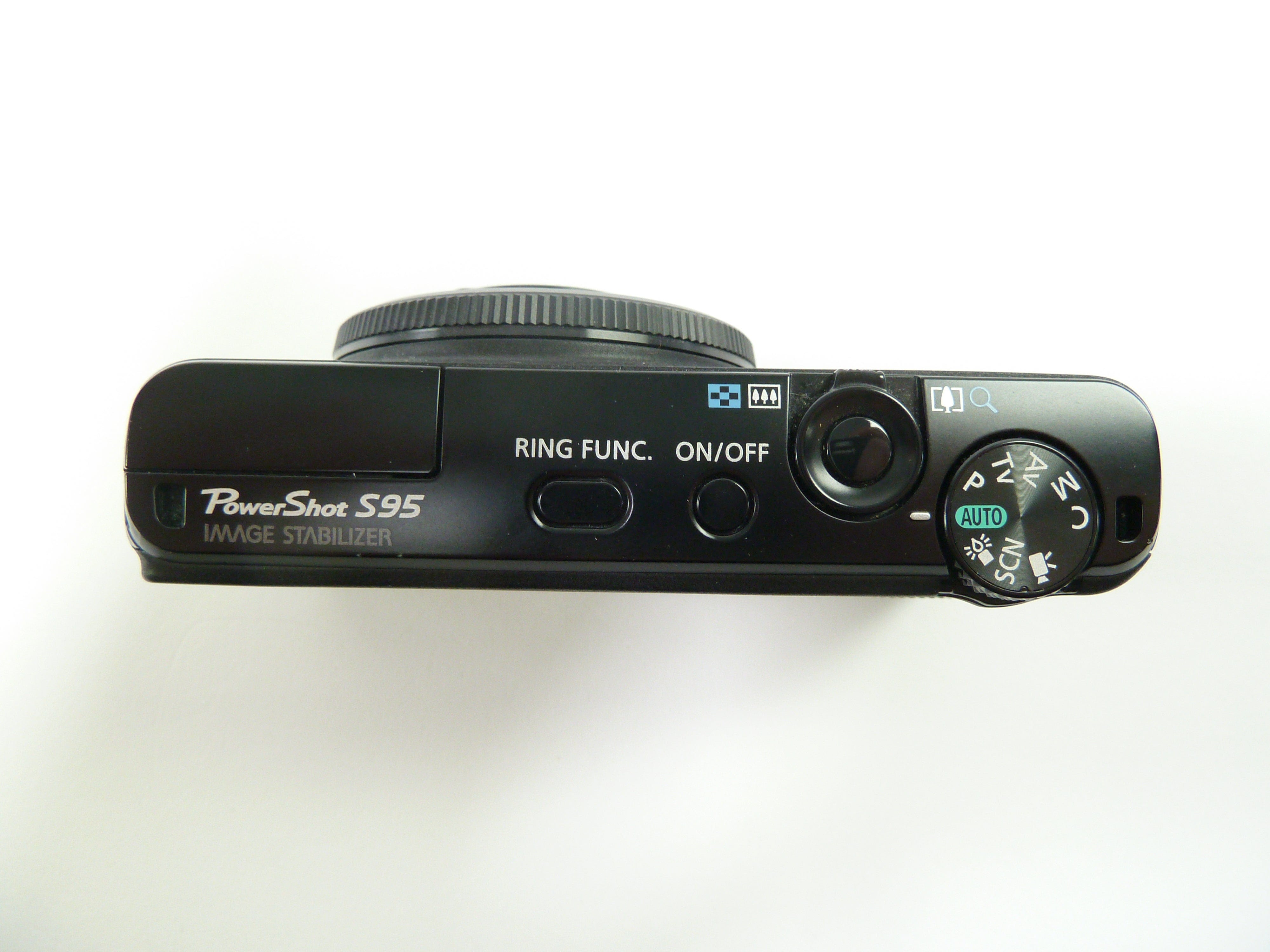 Canon PowerShot S95 Digital Camera with Lensmate S90 37mm Adapter - Black