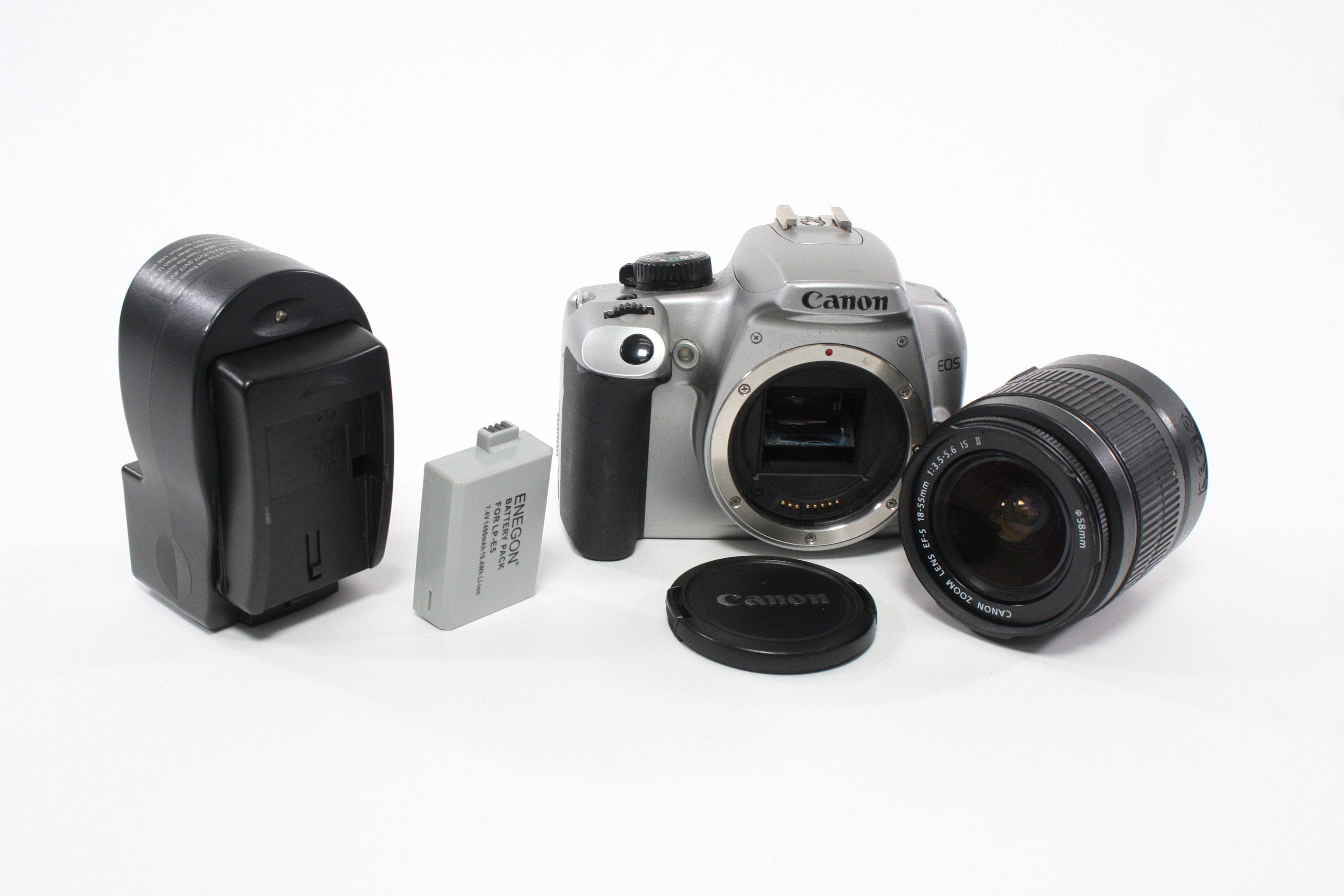Canon Rebel Digital XS with 18-55mm f/3.5-5.6 Lens