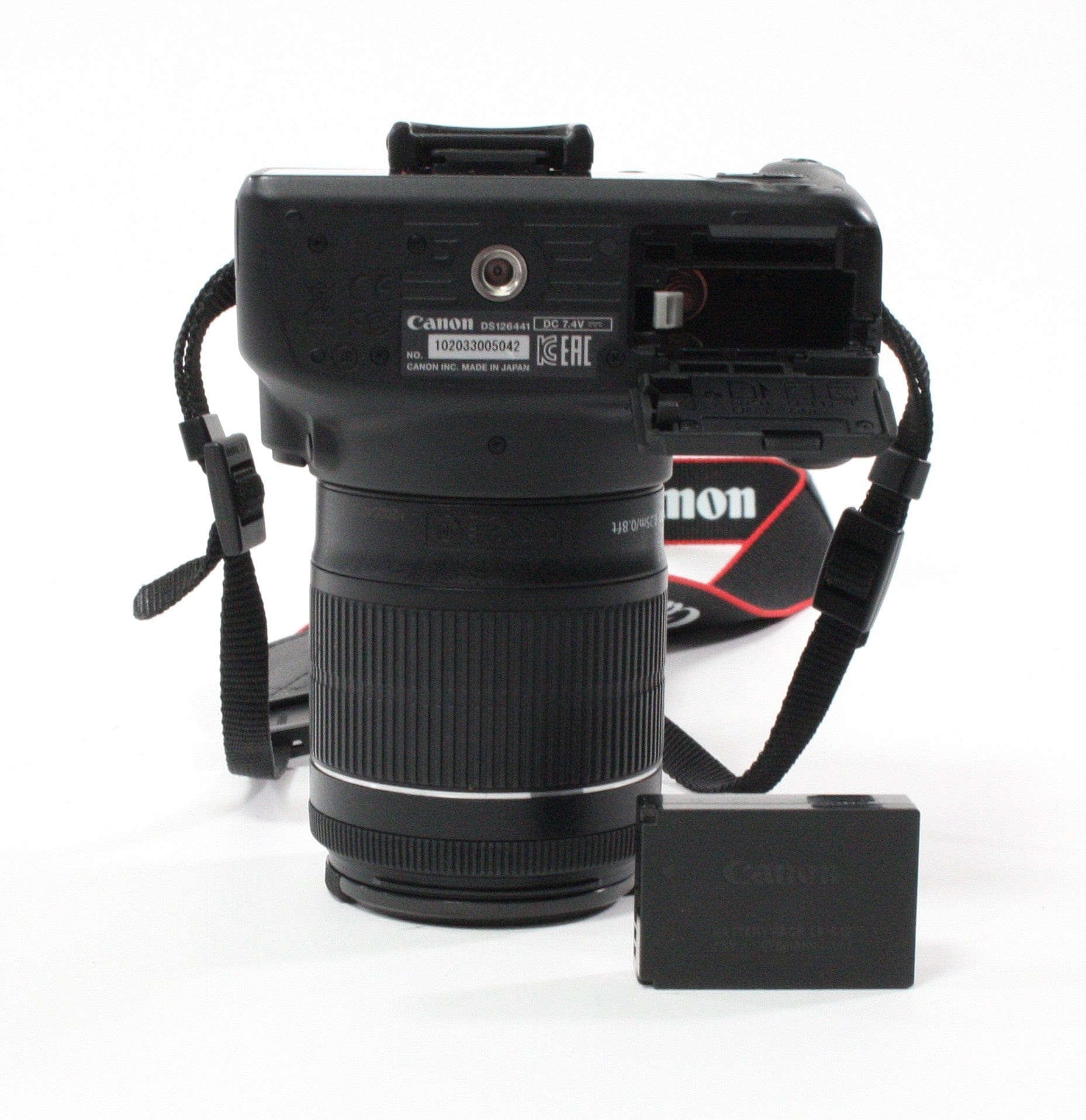 Canon Rebel SL1 EOS 100D DSLR Camera with 18-55 f/3.5-5.6 STM Lens with Shutter Count 4,891