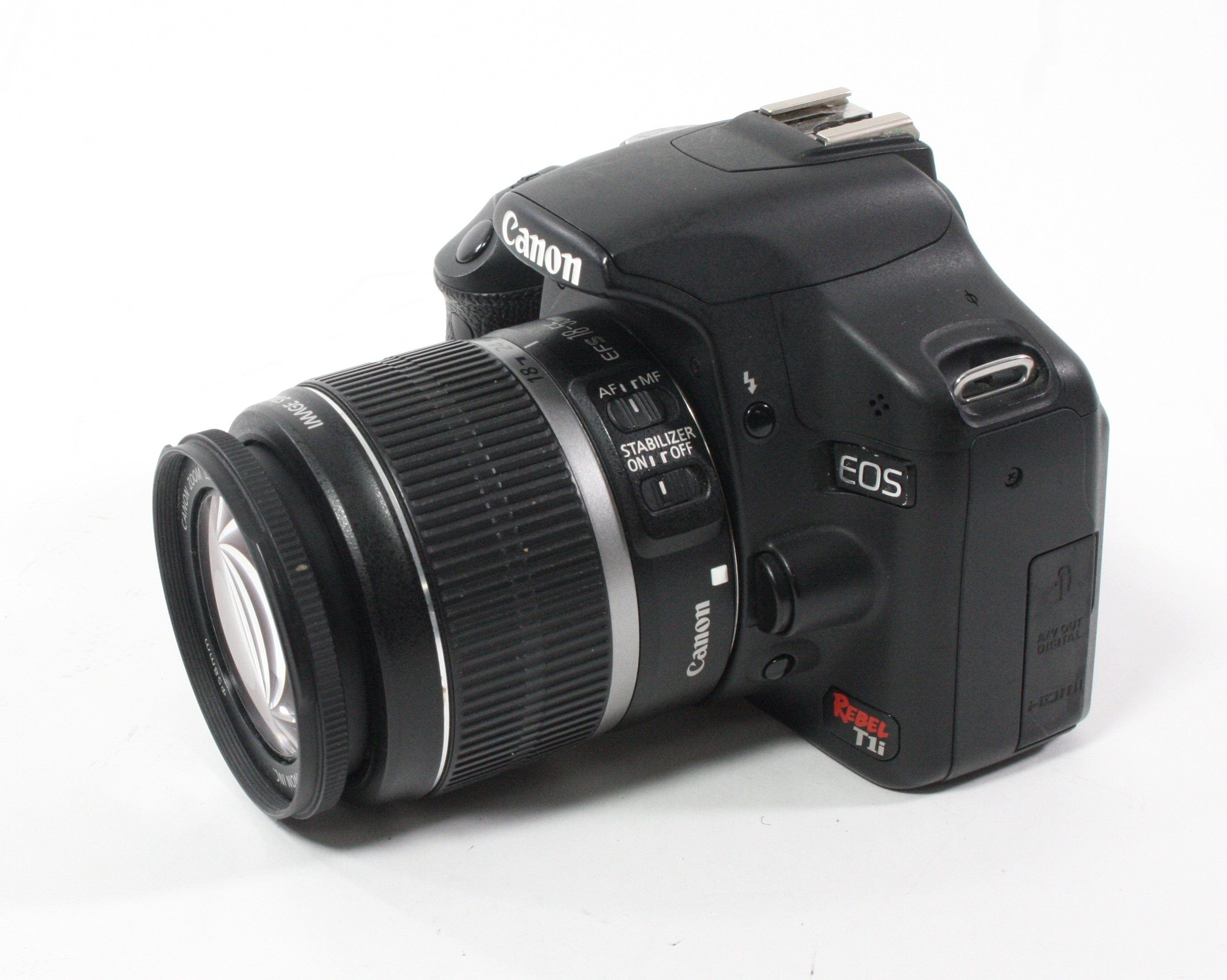 Canon Rebel T1i Digital SLR Camera with 18-55mm f.3.5-5.6 IS Lens Shutter Count 12,169