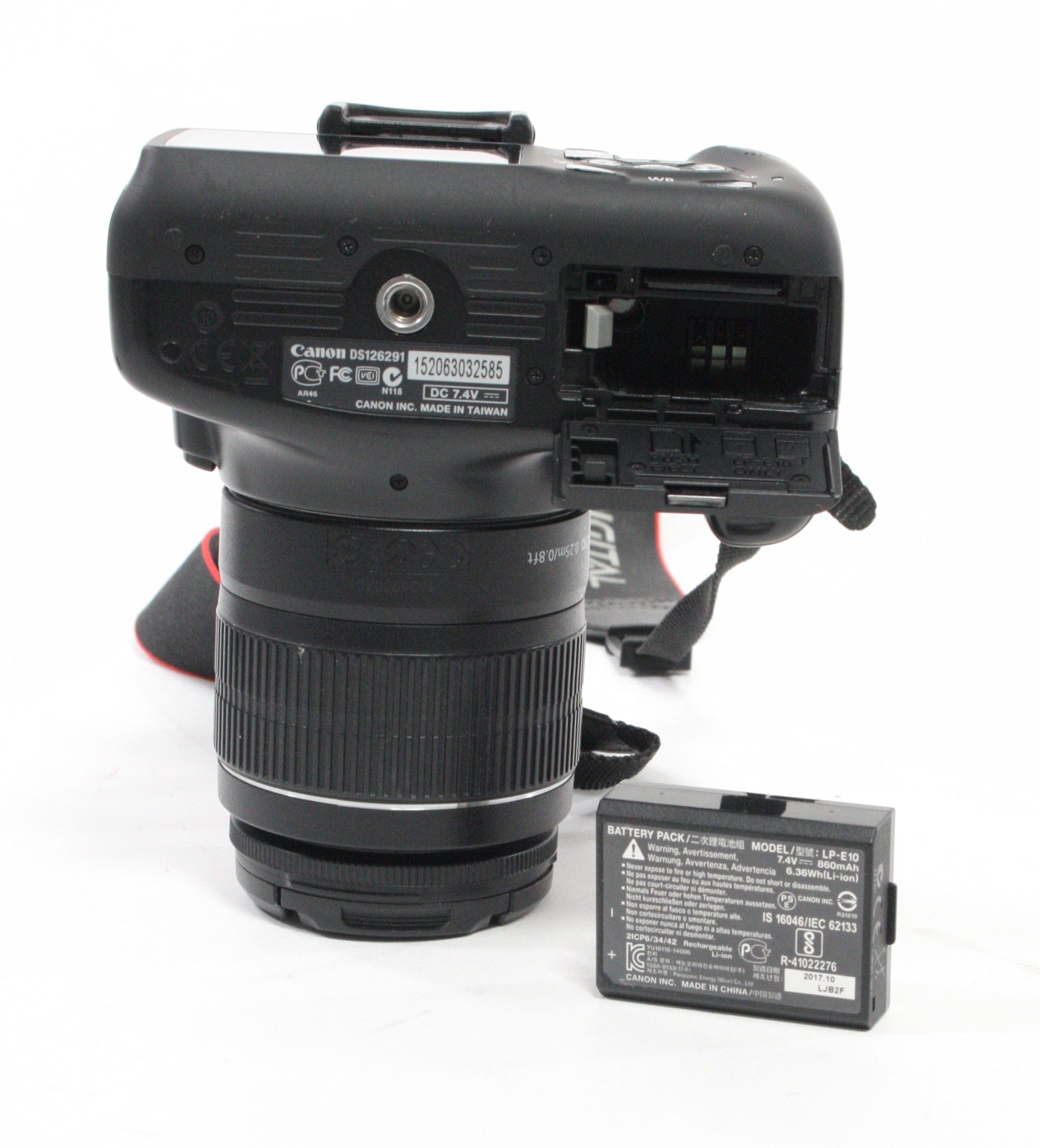 Canon Rebel T3 DSLR Camera with 18-55mm f/3.5-5.6 IS II Lens SC 3,035