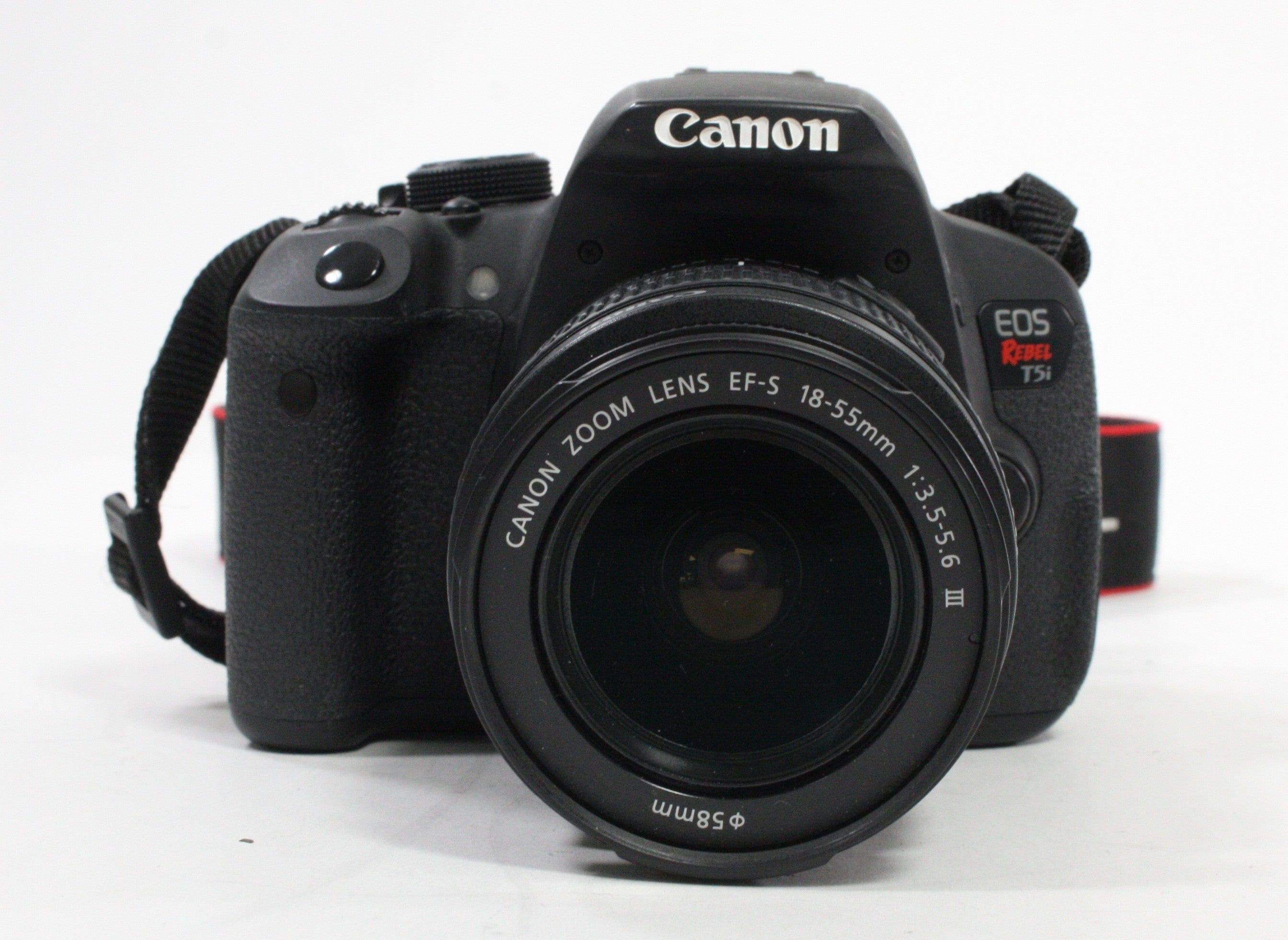 Canon Rebel T5i Digital SLR with 18-55mm f/3.5-5.6 III EF-S Lens Shutter Count 7,128