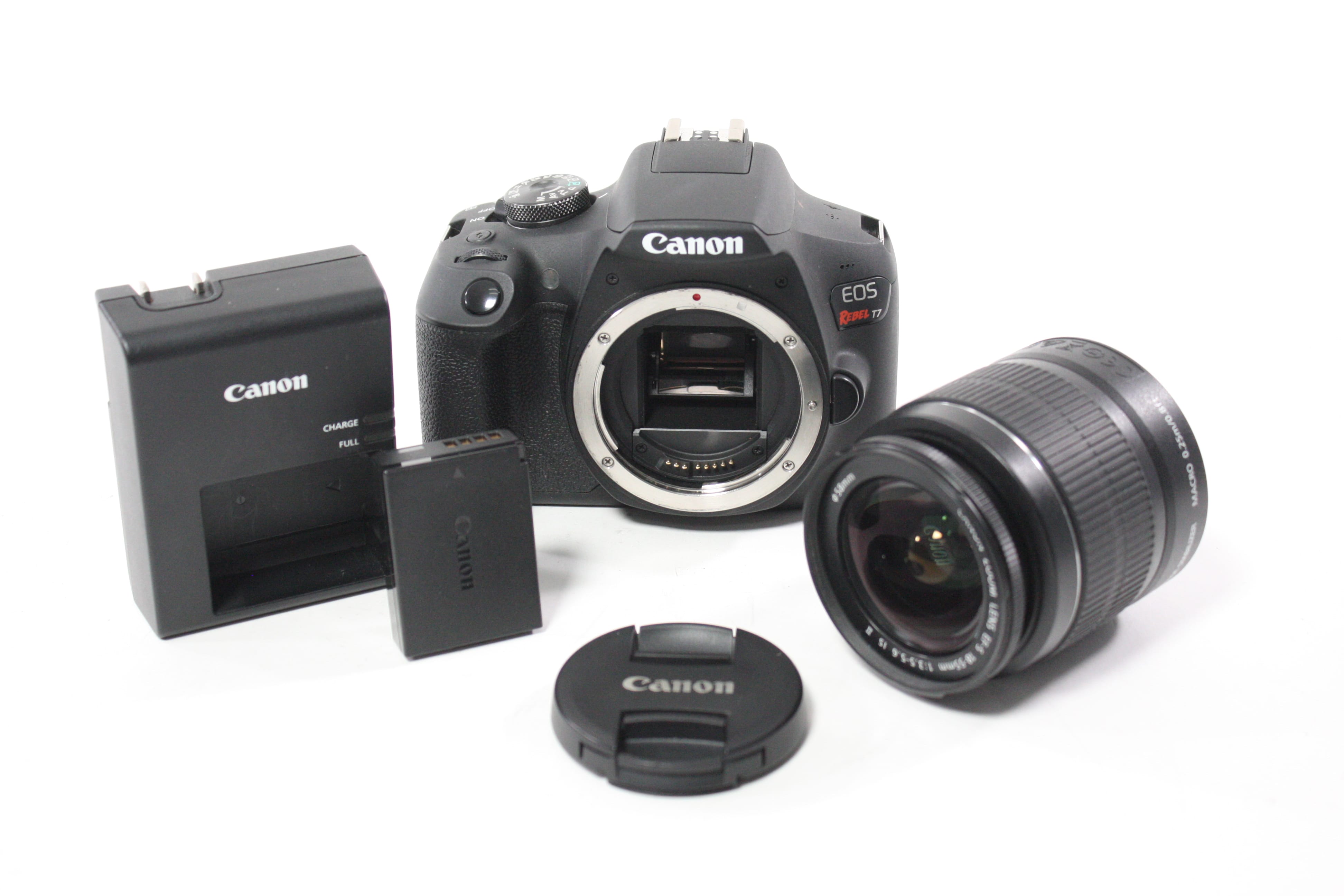 Canon Rebel T7 DSLR Camera with 18-55mm f/3.5-5.6 IS II Lens for EF Mount with Shutter Count 1,373