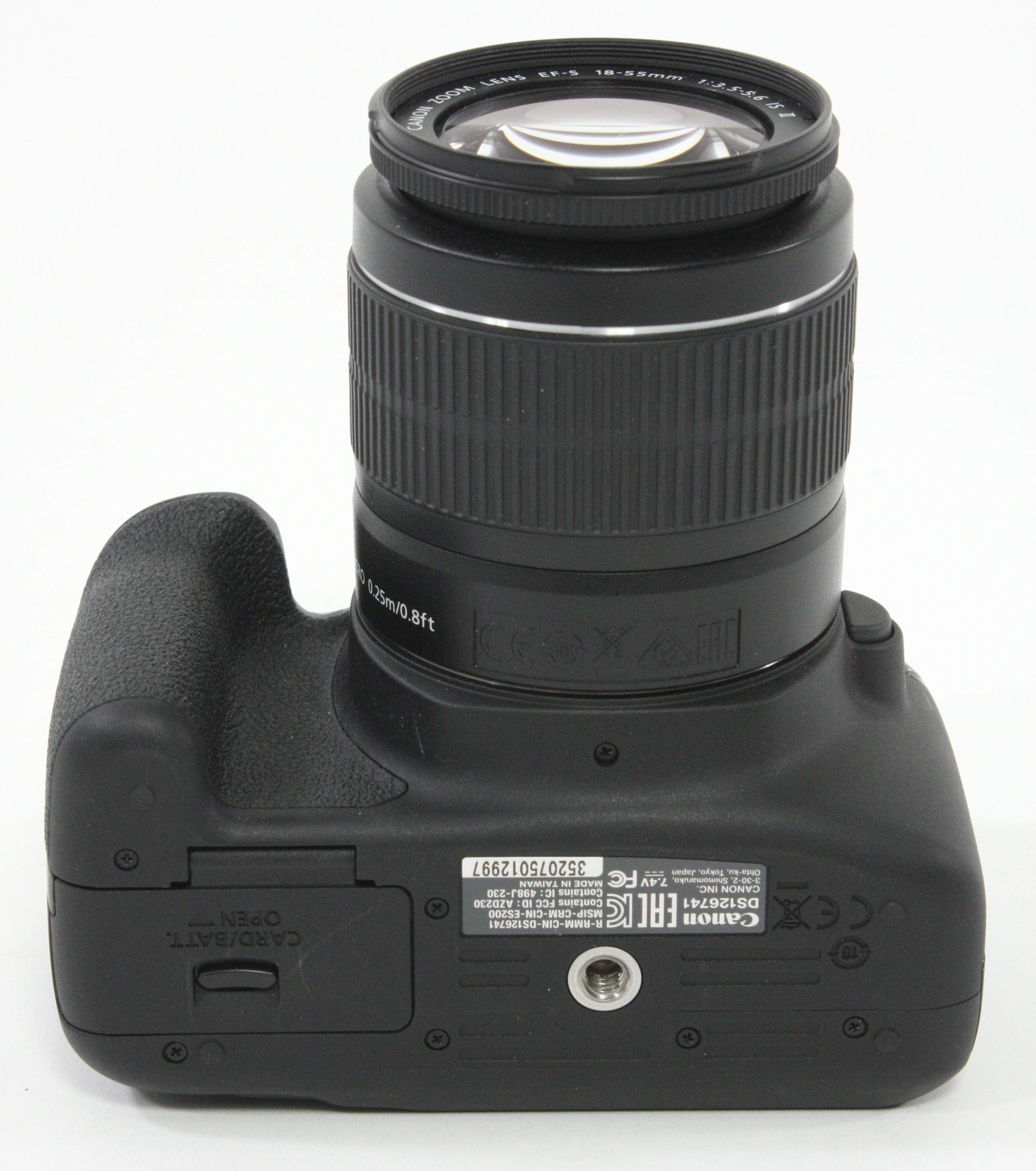 Canon Rebel T7 with 18-55mm f/3.5-5.6 IS II Lens - Shutter Count 2946