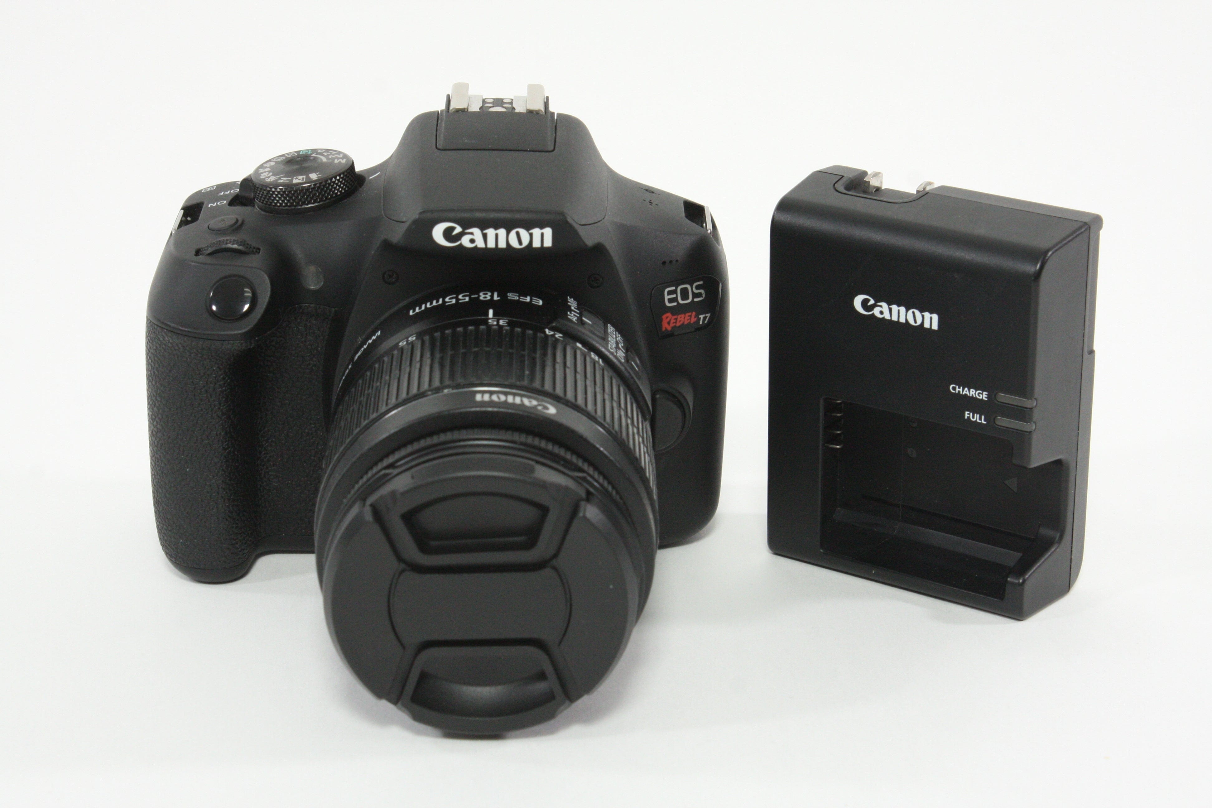 Canon Rebel T7 with EF-S 18-55mm F3.5-5.6 IS II Lens - Shutter Count 20892