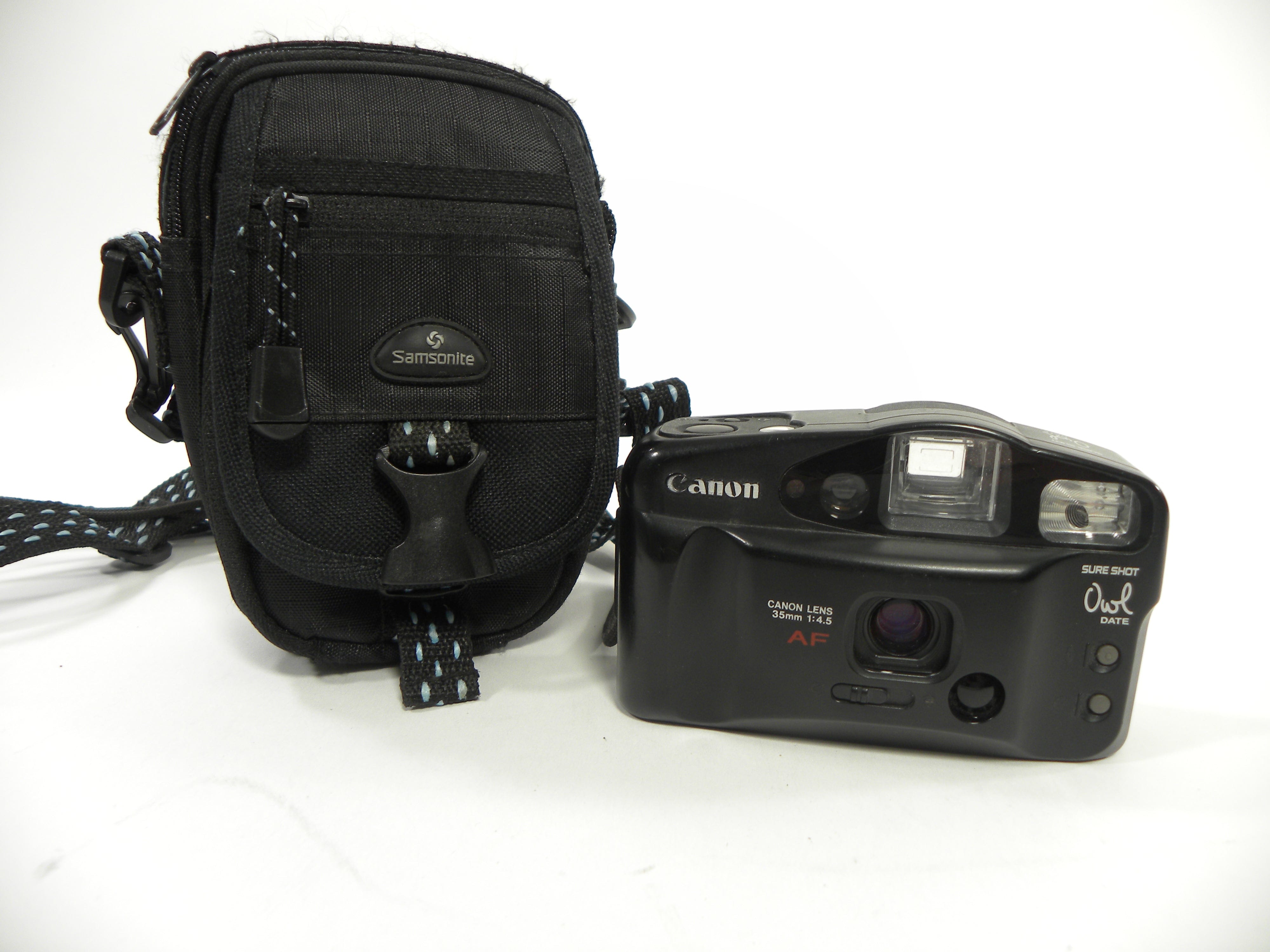 Canon Sure Shot Owl Date 35mm Camera
